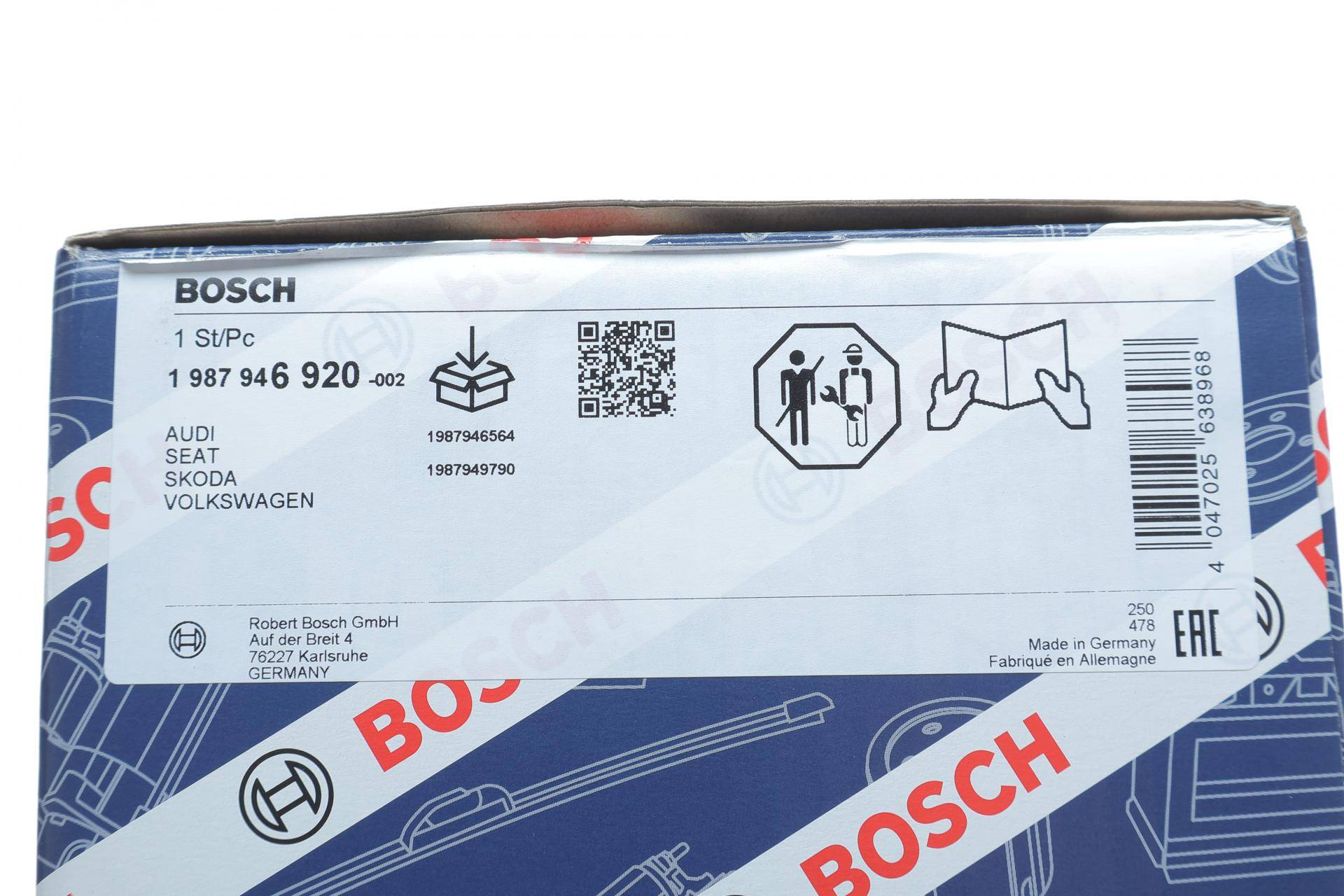 Комплект ГРМ + помпа Audi A4/A3/VW Golf V/Passat/Tiguan 2.0TDI 05-18 (30x160z)