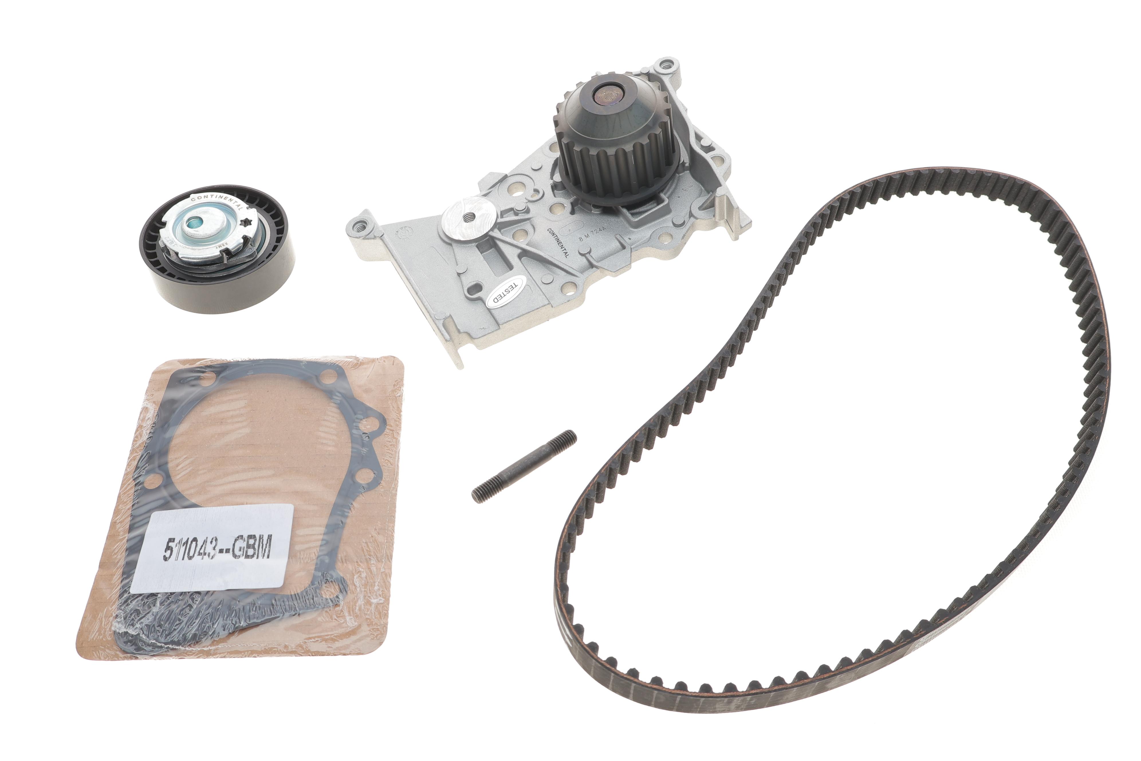 Комплект ГРМ + помпа Renault Kangoo 1.6 K7M 750 64kw 08-