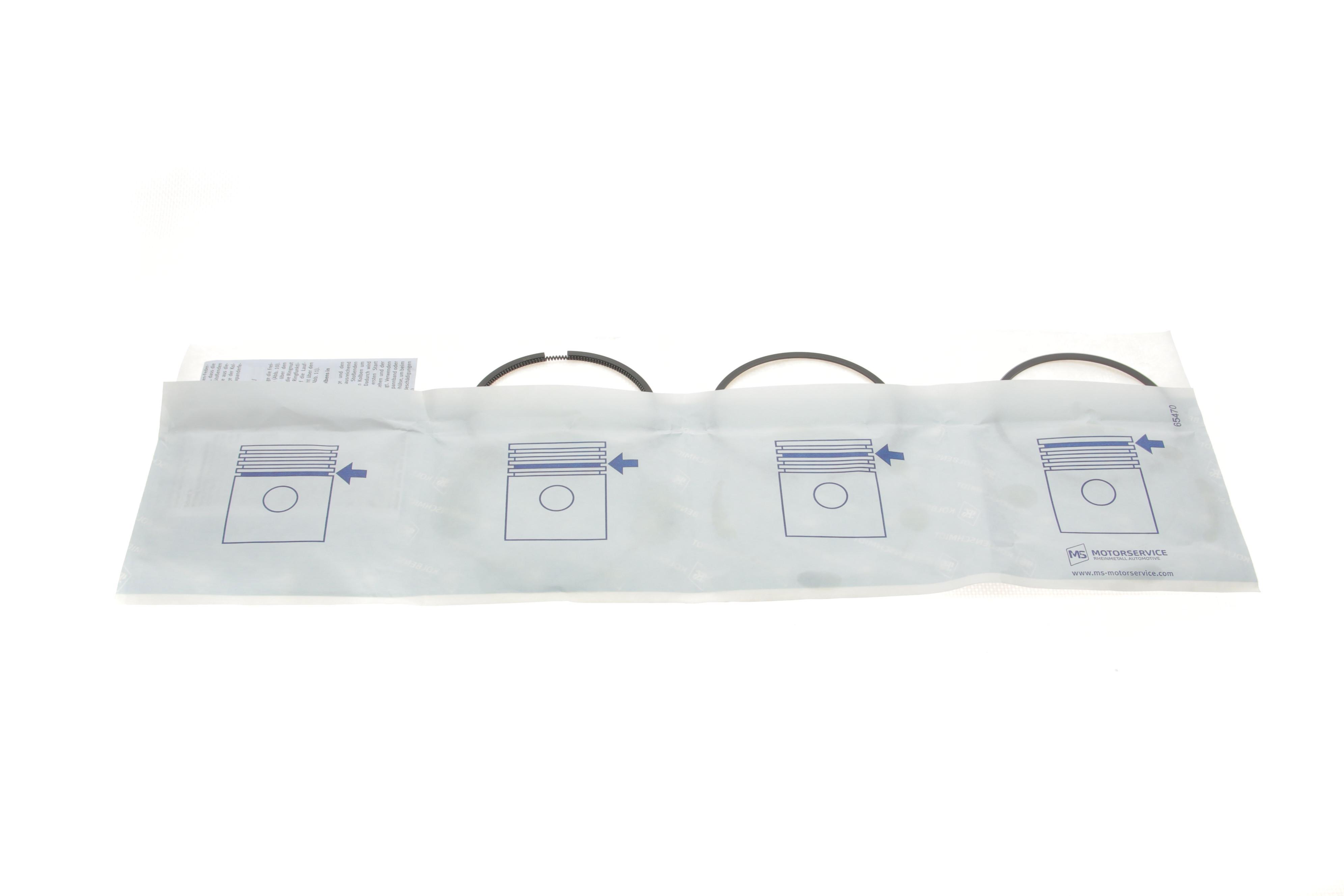 Кільця поршневі Renault Kangoo/Megane I 1.4 96- (75.81mm/STD)