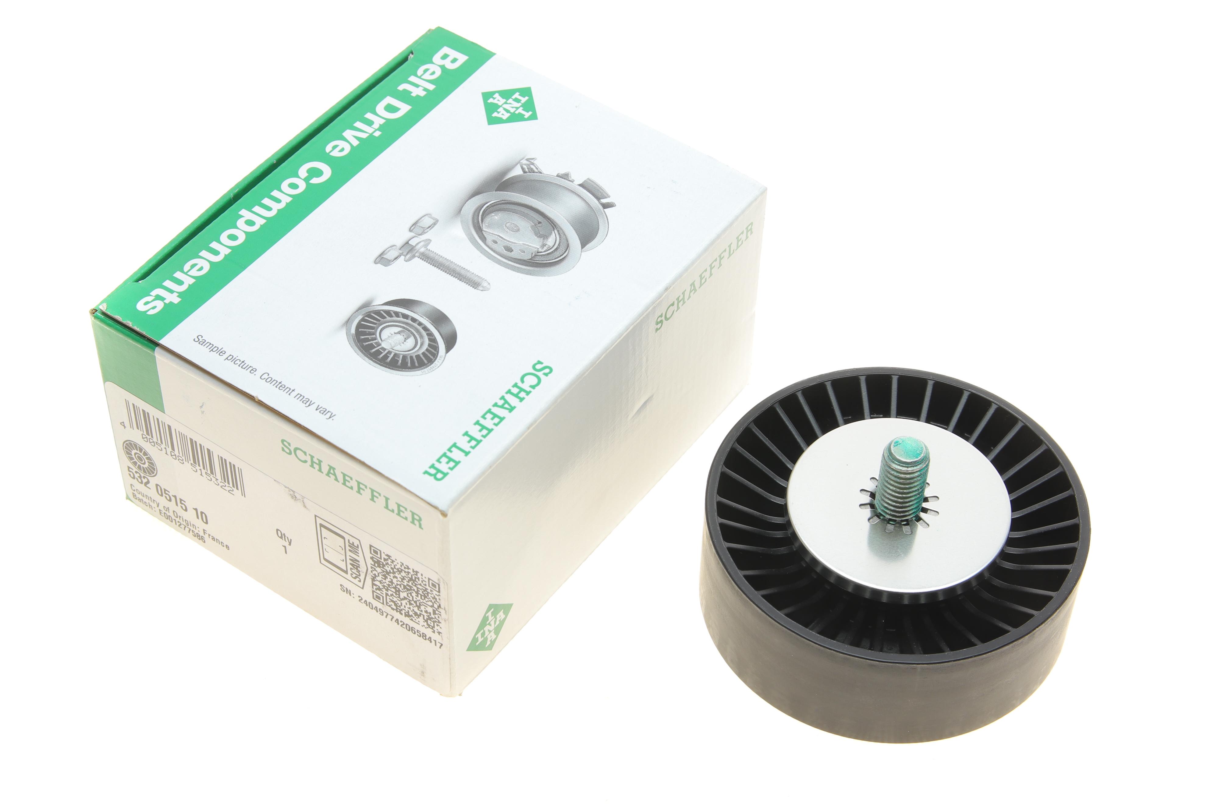 Ролик генератора BMW 5 (E60/F10) 07-11 (паразитний) (80х28), N43/N47/N55/N57/M47