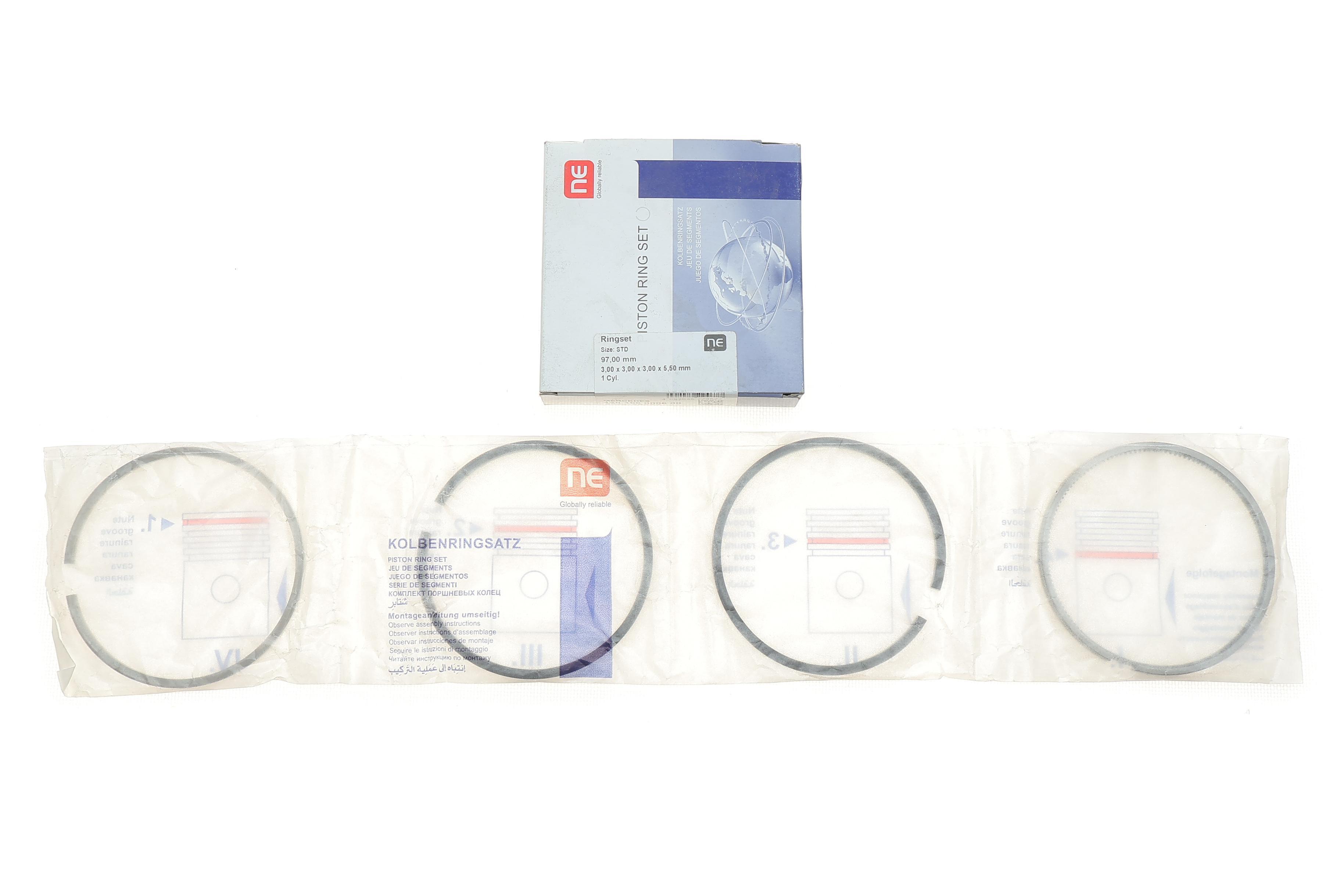 Кільця поршневі MB OM314/352 (97.00mm/STD) (3-3-3-5.5) = 8910300000