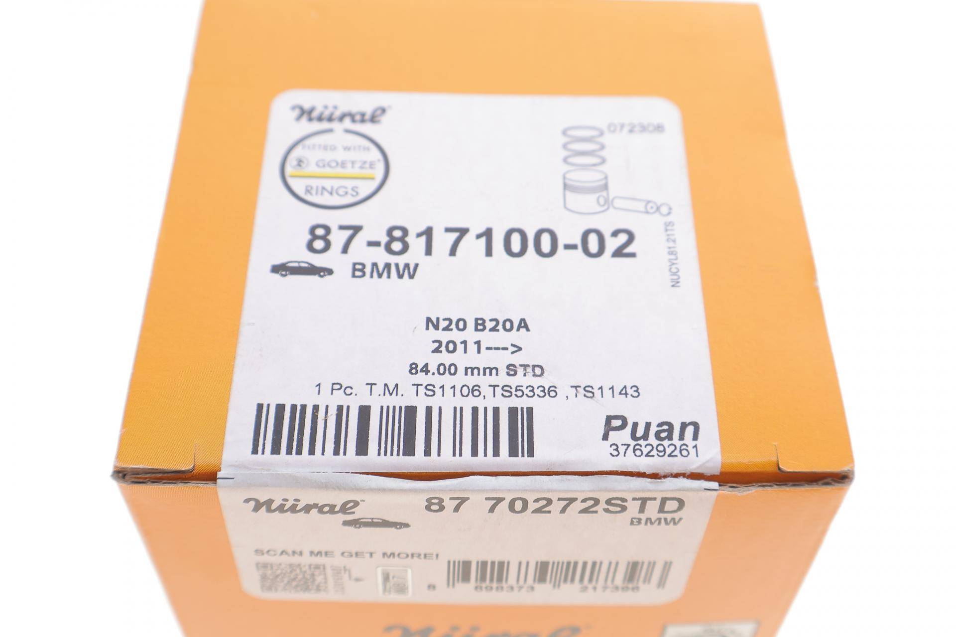 Поршень BMW X3 (F25)/X5 (F15/F85) 10- (84.00mm/STD) N20 B20