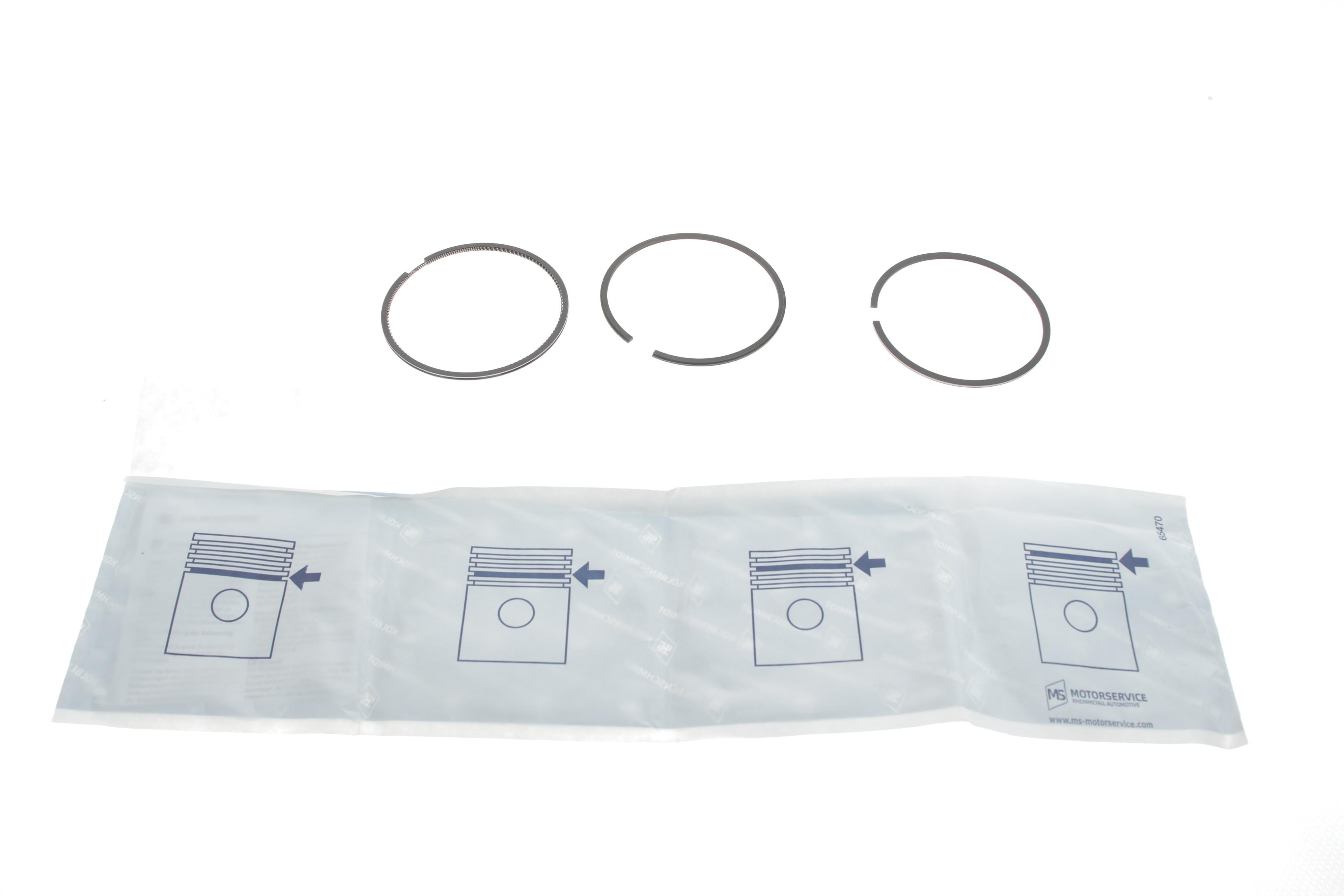 Кільця поршневі Audi 80/100/VW Passat/Golf 1.8-2.8 83-05 (81.01mm/STD) (1.5-1.75-3)