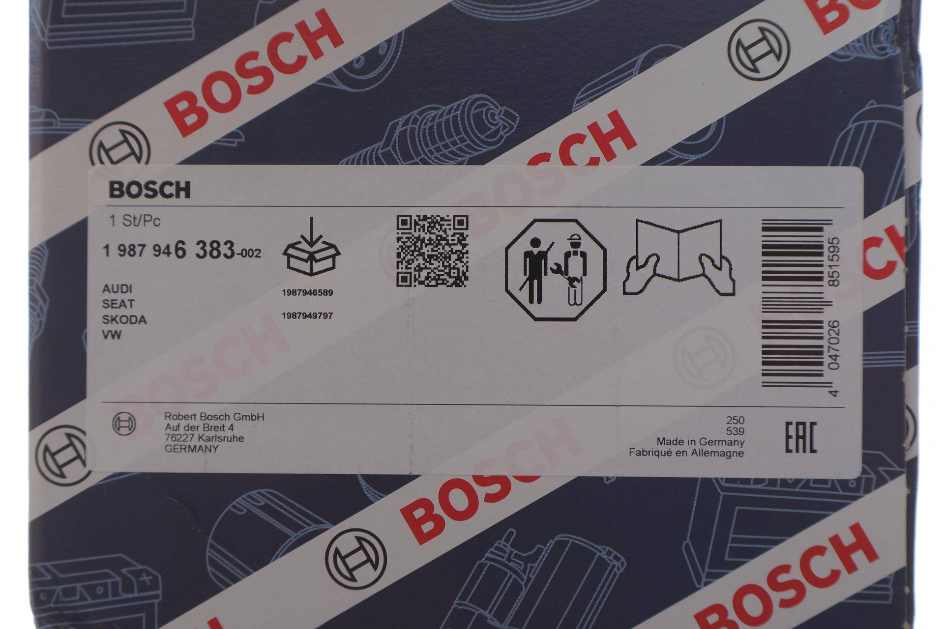 Комплект ГРМ + помпа Audi A3/A4/A5/A6/Q3/VW Caddy/T6 2.0TDI 15-/Golf VII 1.6TDI/2.0TDI 12- (25x145z)