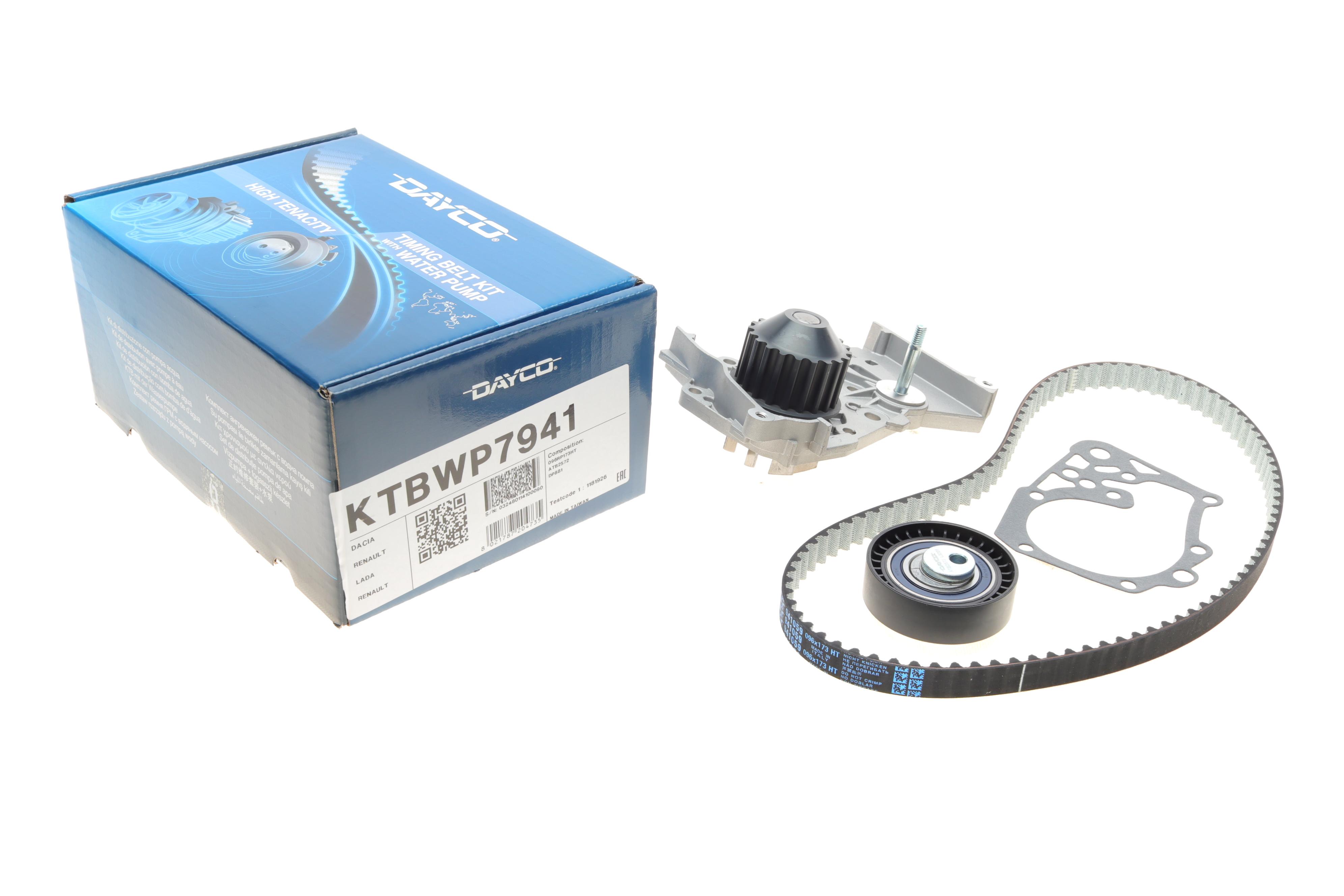 Комплект ГРМ + помпа Renault Kangoo 1.6 07-