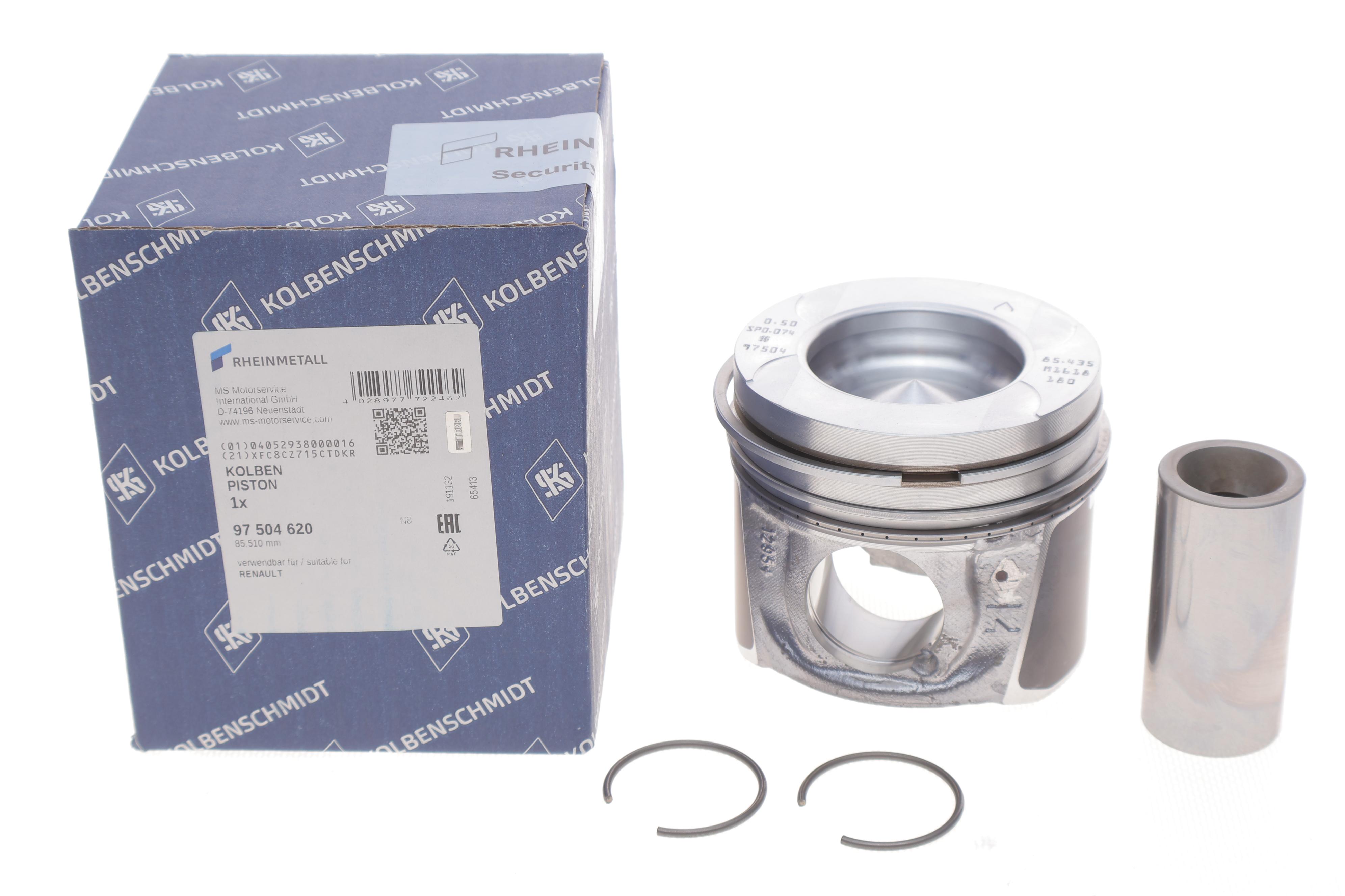 Поршень Renault Master 2.3 dCi 11- (85.51mm/+0.50)