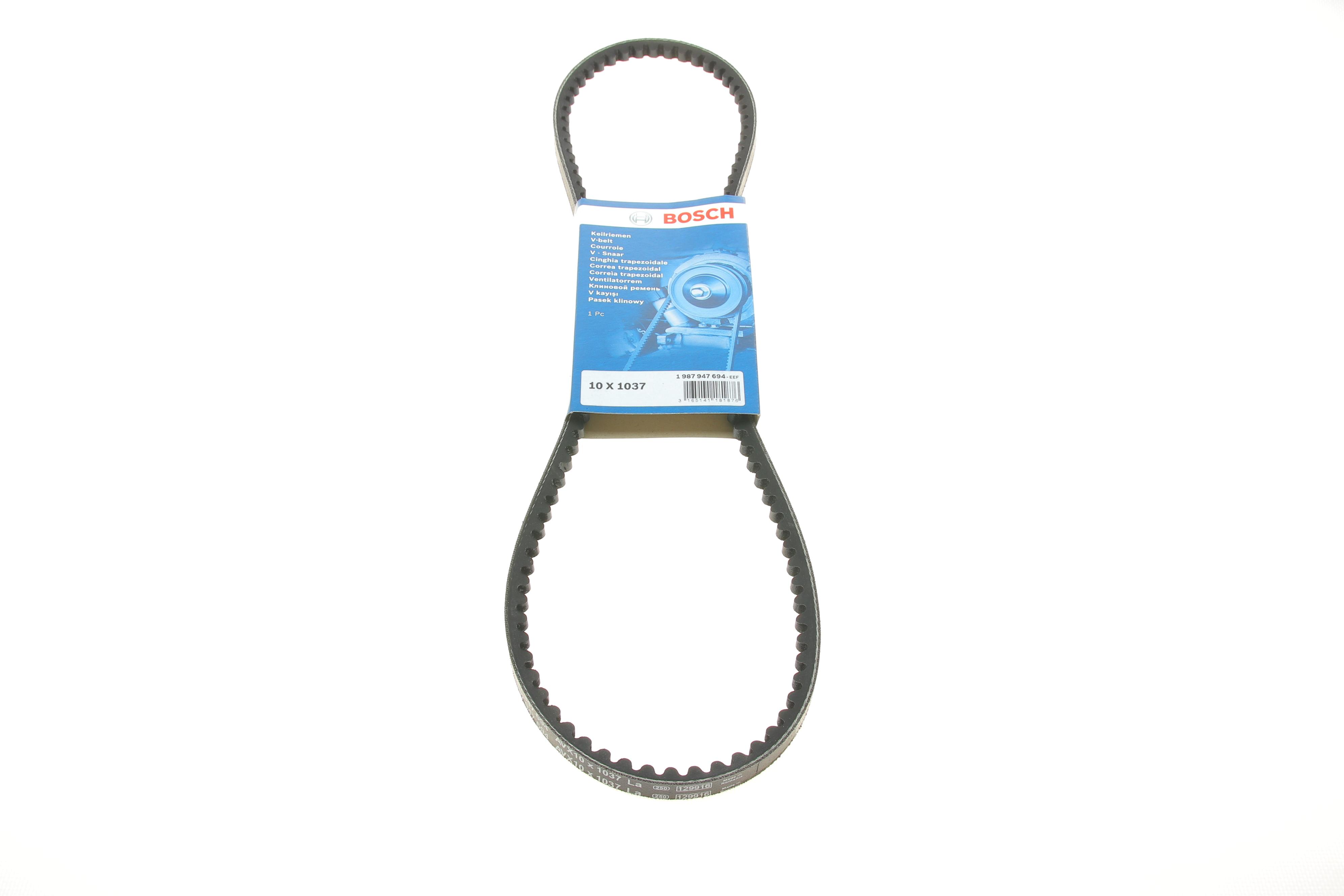 Ремінь генератора Gas 2.4 V8/MB 123 OM617 81-85 (10x1037)