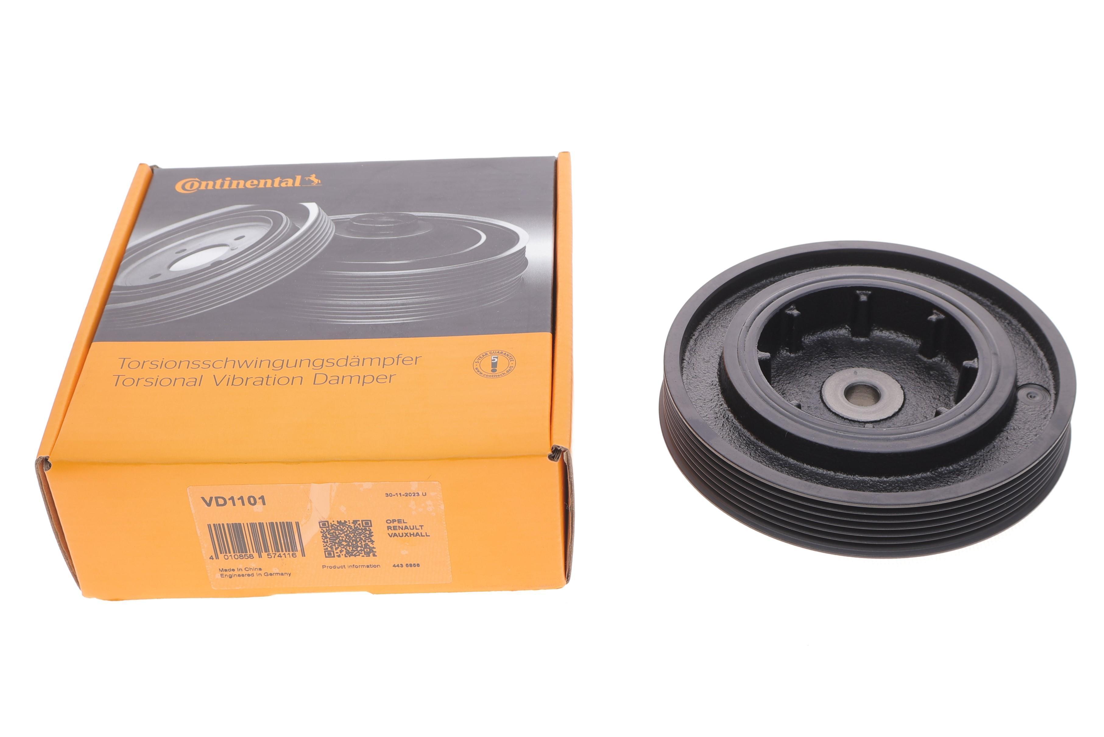 Шків колінвалу Renault Trafic/Master 1.9dCI 01- (6PK)