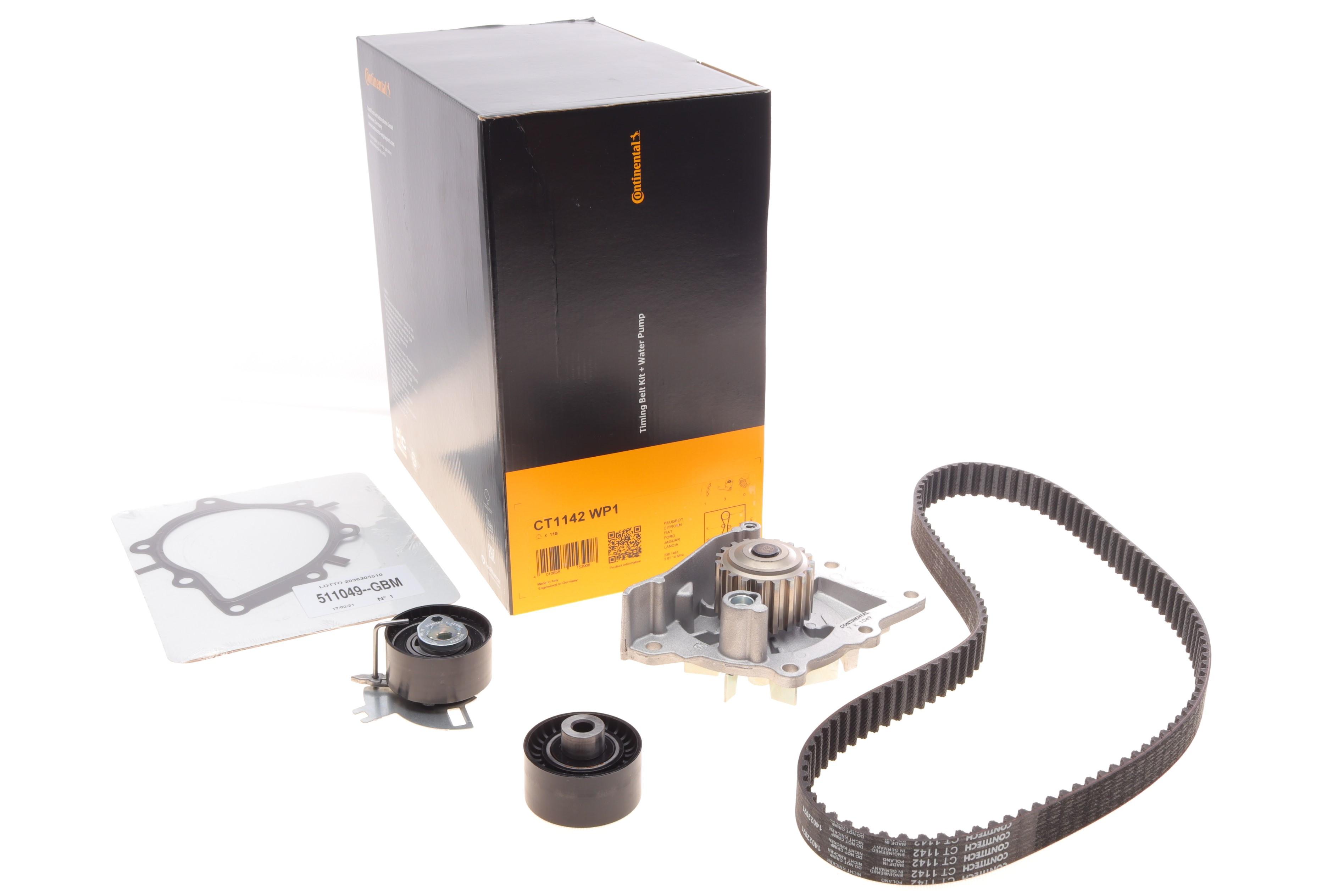 Комплект ГРМ + помпа Citroen C5/C6/C8/Fiat/Ford/Peugeot 2.2HDI 06- (25.4x118z)