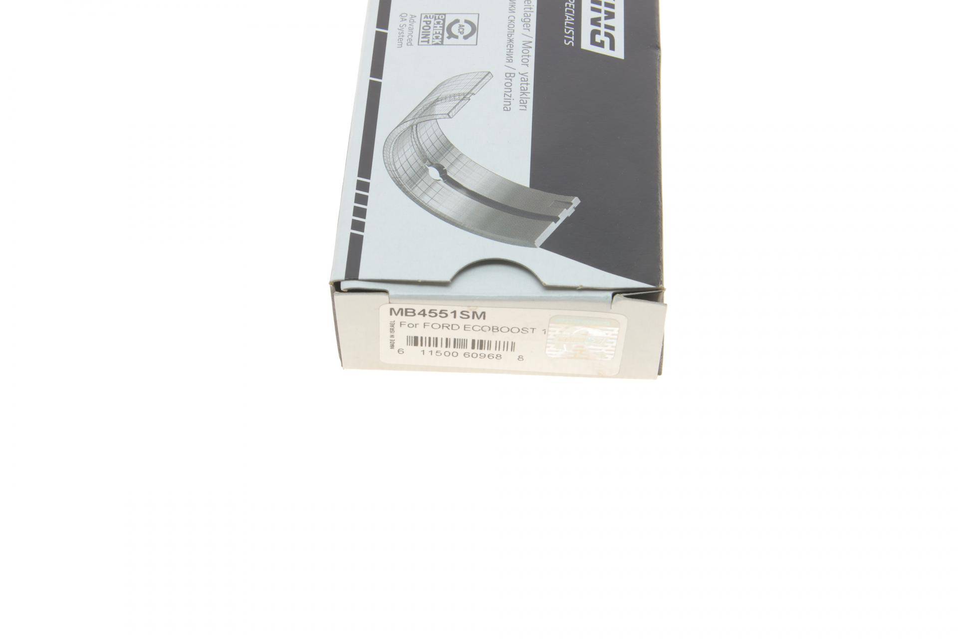 Вкладиші корінні Ford Focus/Mondeo 1.0 12- (STD)