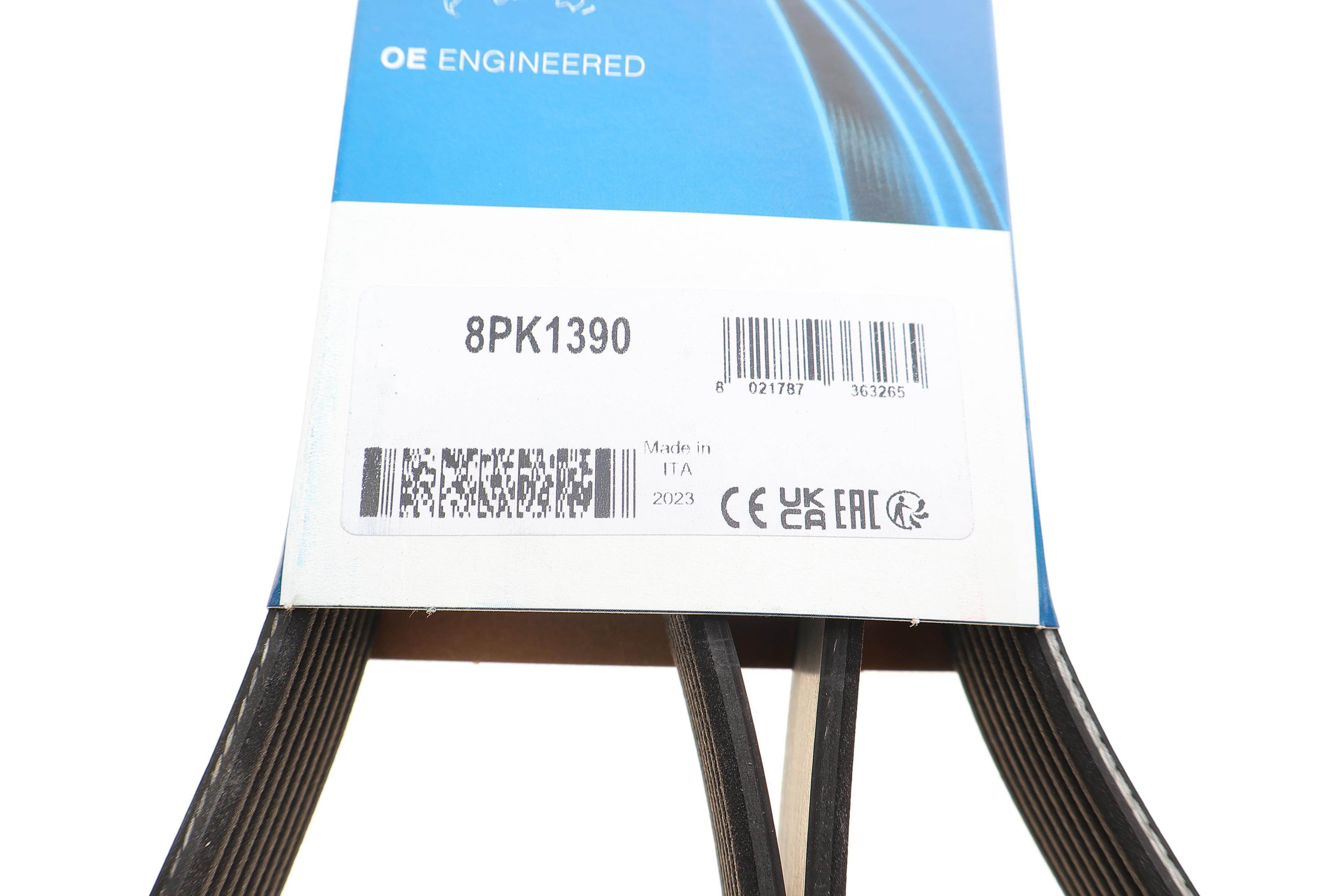 Ремінь генератора BMW 3 (F30/F80)/5 (F10)/ X5 (F15/F85)/ X6 (F16/F86) 13- (8PK1390) (N55)