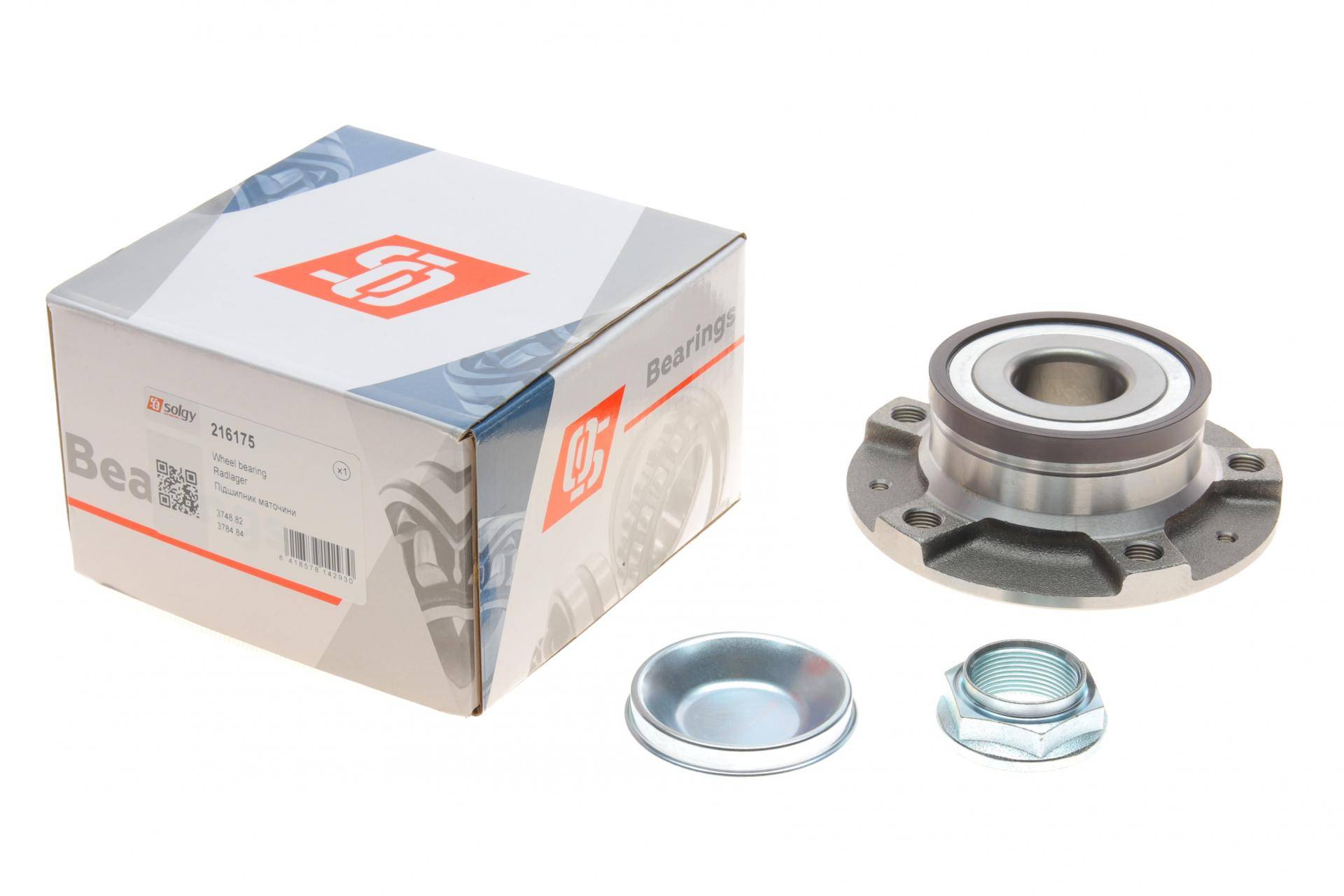 Підшипник маточини (задньої) Peugeot 407 04-11/508 10-18/607 00-11 (+ABS)(к-кт)