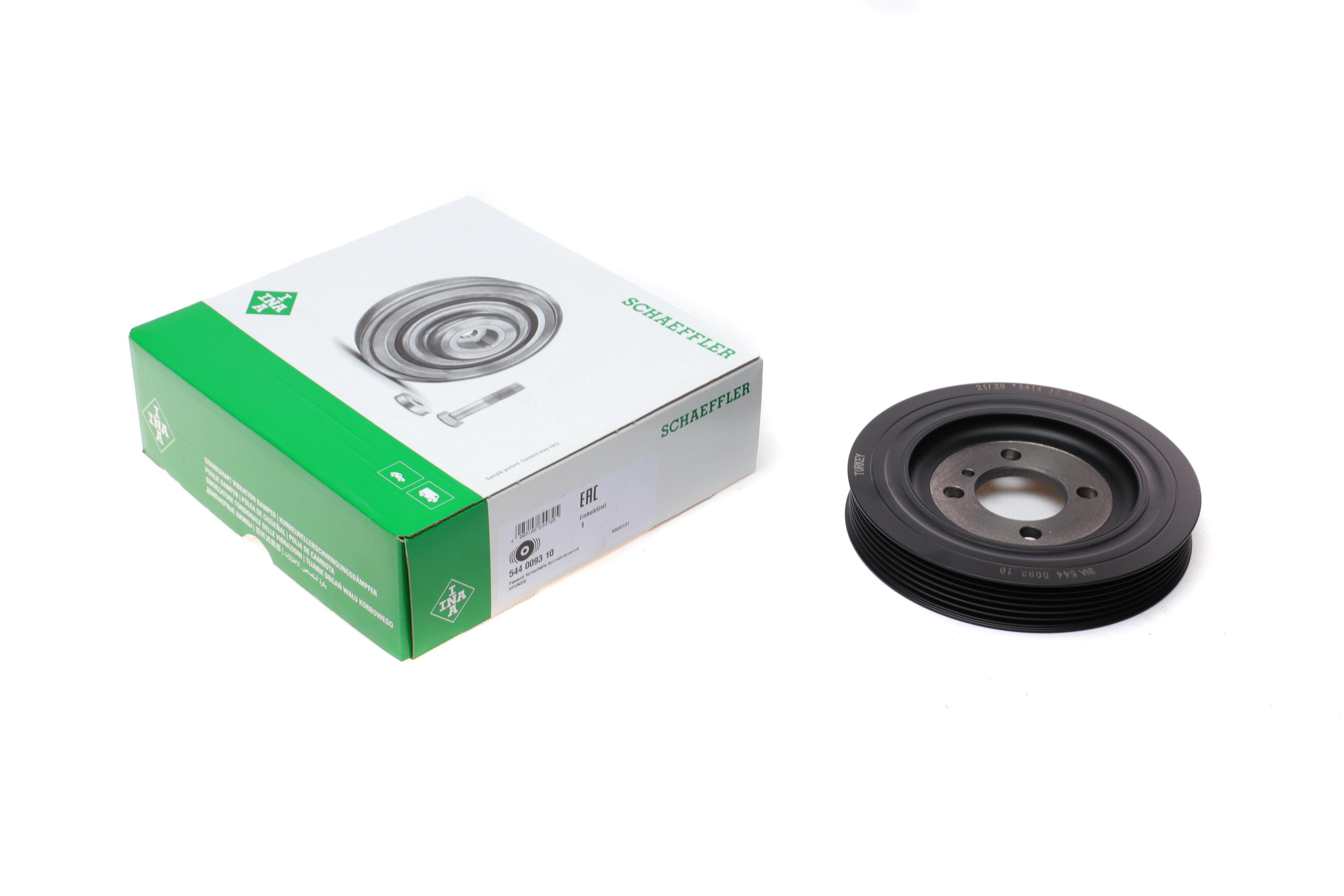 Шків колінвалу Hyundai Accent/Elantra/Santa Fe 2.0/2.2CRDi 01-12, (D3DA/D3EA/D4EA/D4EB)