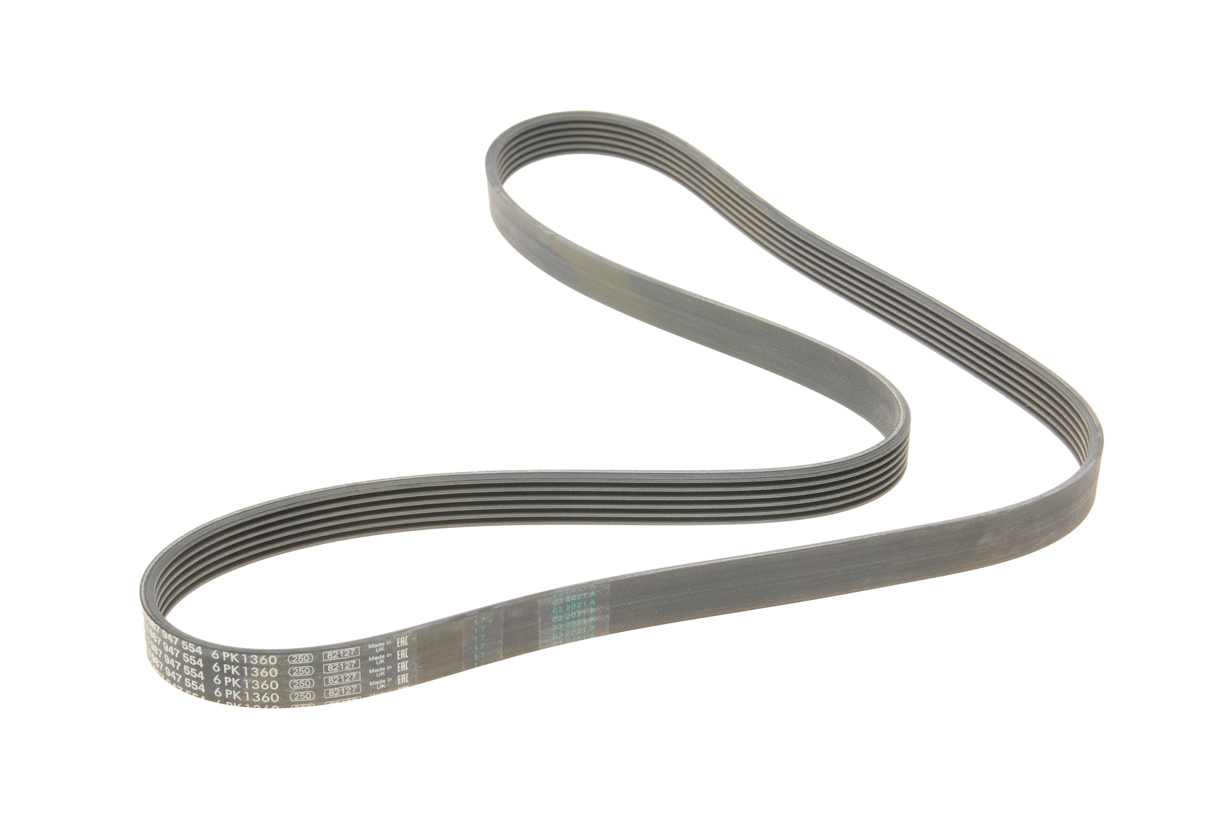 Ремінь генератора Fiat Scudo 1.6D Multijet 07-/Ford Focus 1.8CDTi 04-12/Opel Corsa 06- (6PK1360)