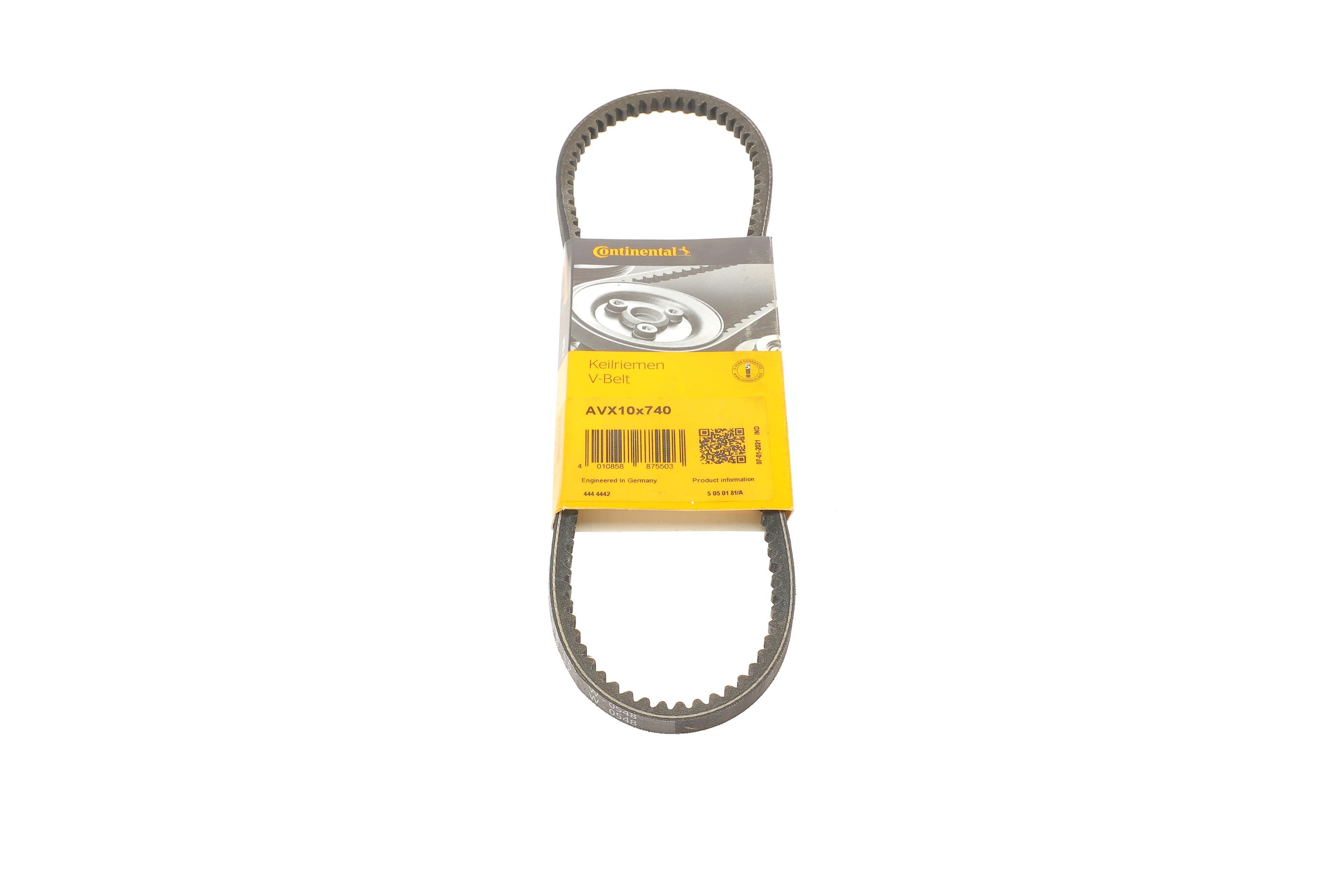 Ремінь генератора VW Jetta/Passat 1.6/1.9TD/D 80-93/Peugeot 305/604 1.5-2.5D 77-86