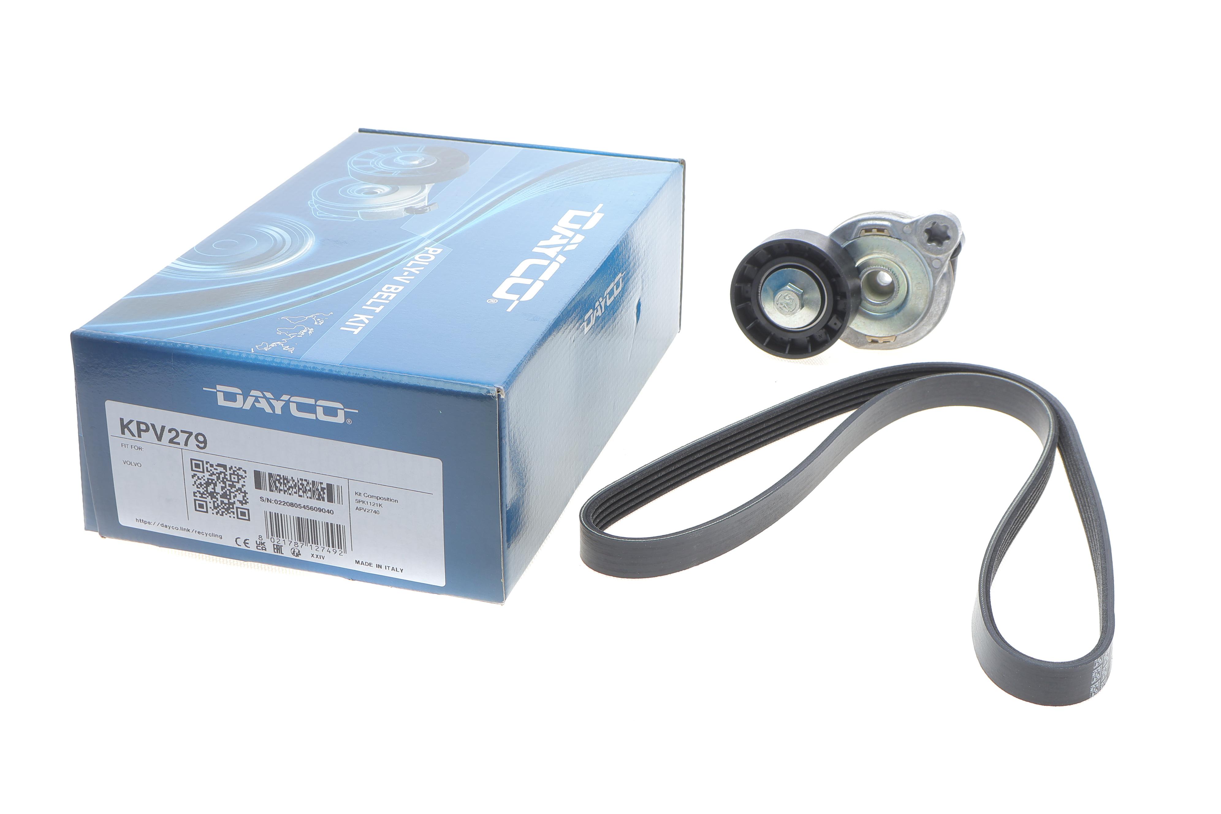 Комплект ременя генератора Volvo S40/S60/S80/V40/V60/V70/XC60/XC70 1.9/2.0/2.4D 00- (5PK1121K)