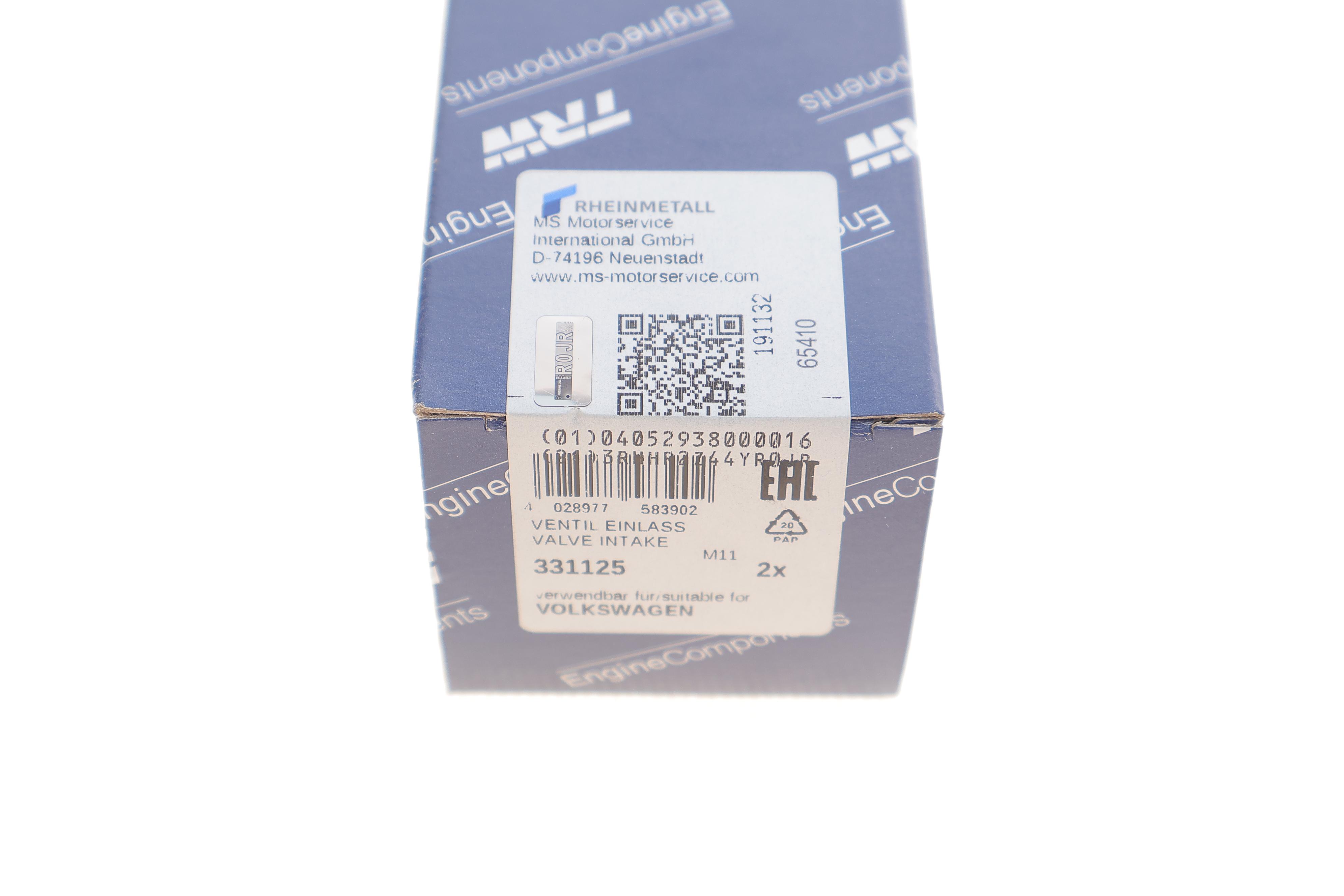 Клапан (впуск) Audi A4/A6/VW Golf V/VII 1.8TSI-4.2FSI 02- (33.9x6x104)