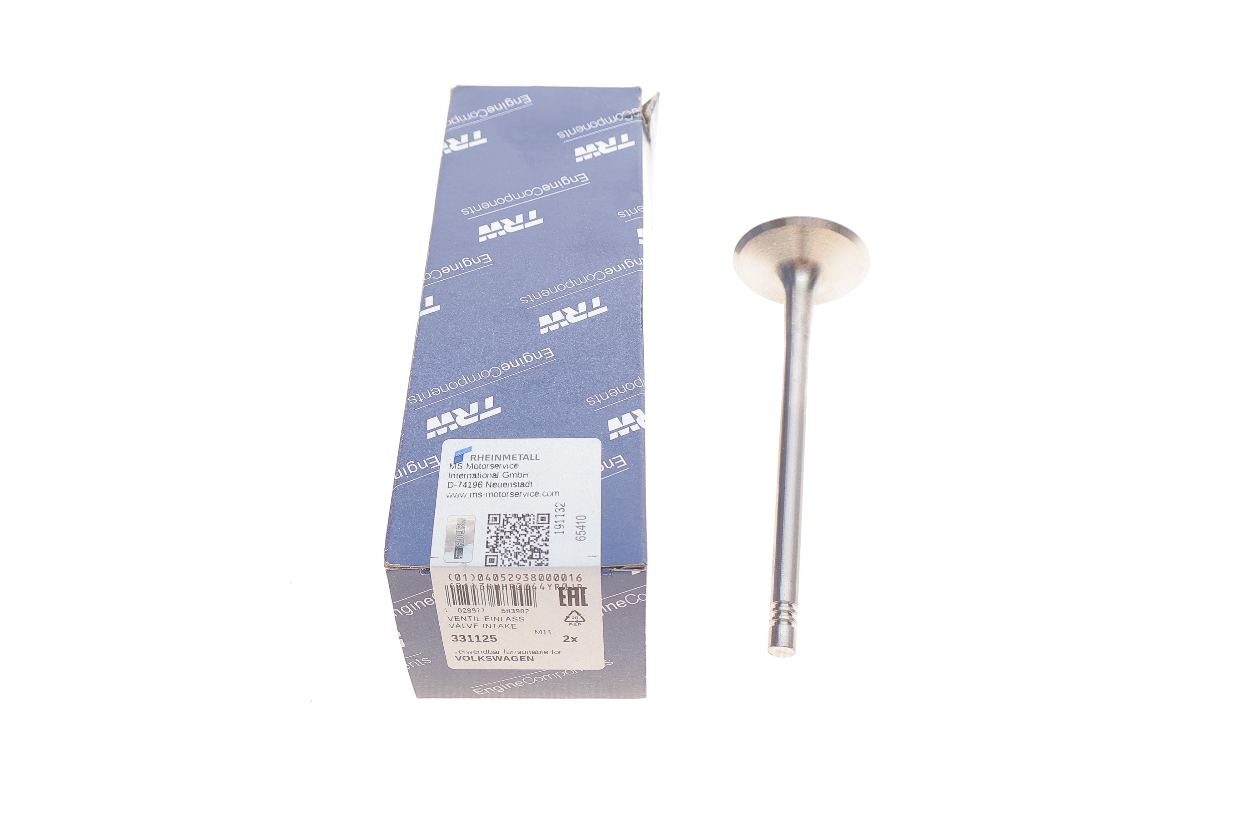 Клапан (впуск) Audi A4/A6/VW Golf V/VII 1.8TSI-4.2FSI 02- (33.9x6x104)