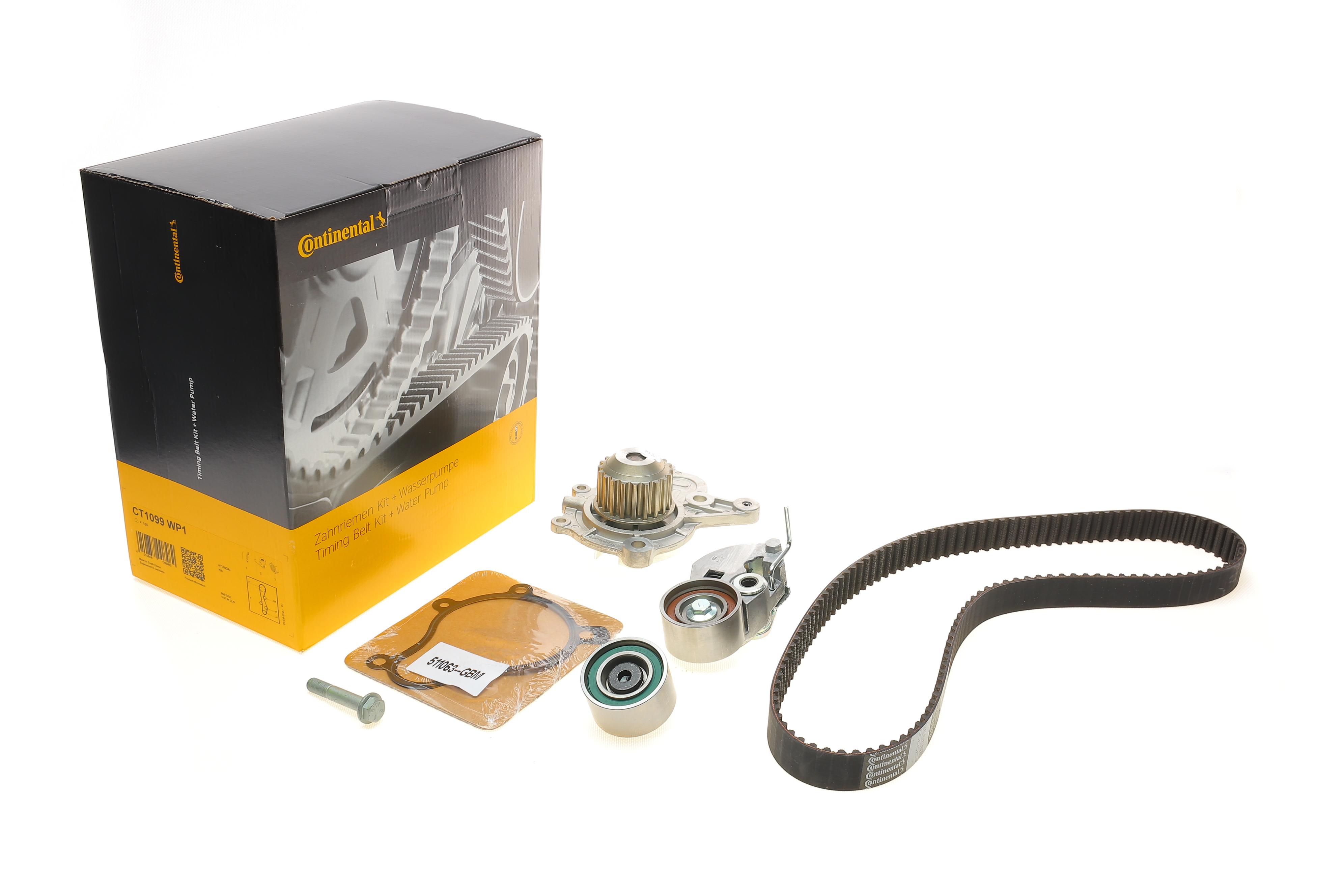 Комплект ГРМ + помпа Hyundai Santa Fe/Tucson 2.0/2.2 CRDi 01-12/Kia Sportage/Ceed 04- (25x123z)