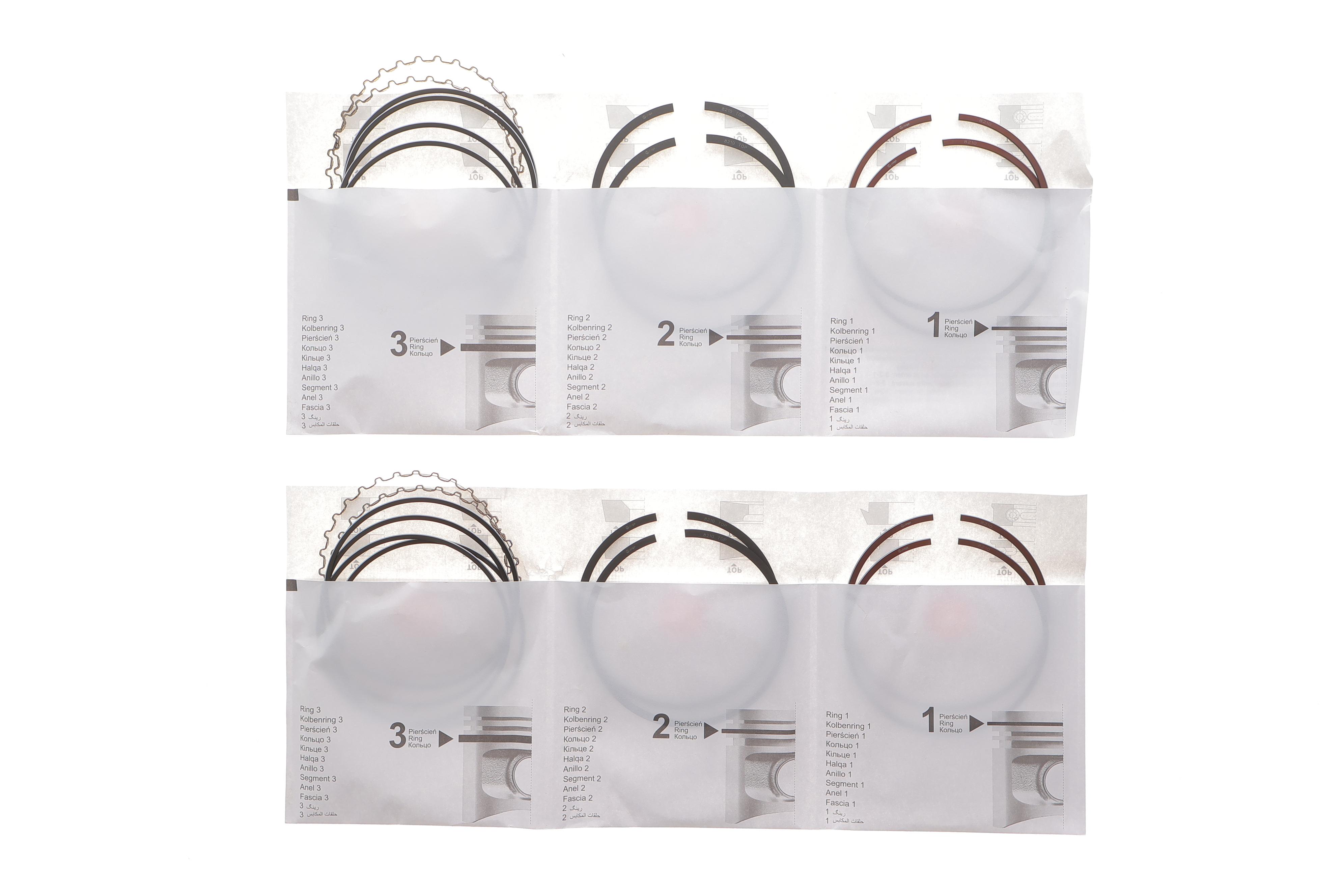 Кільця поршневі Chevrolet Lacetti 1.8 (+0.50/82.10mm) (1.2x1.5x3.0) (к-кт 4 циліндра)