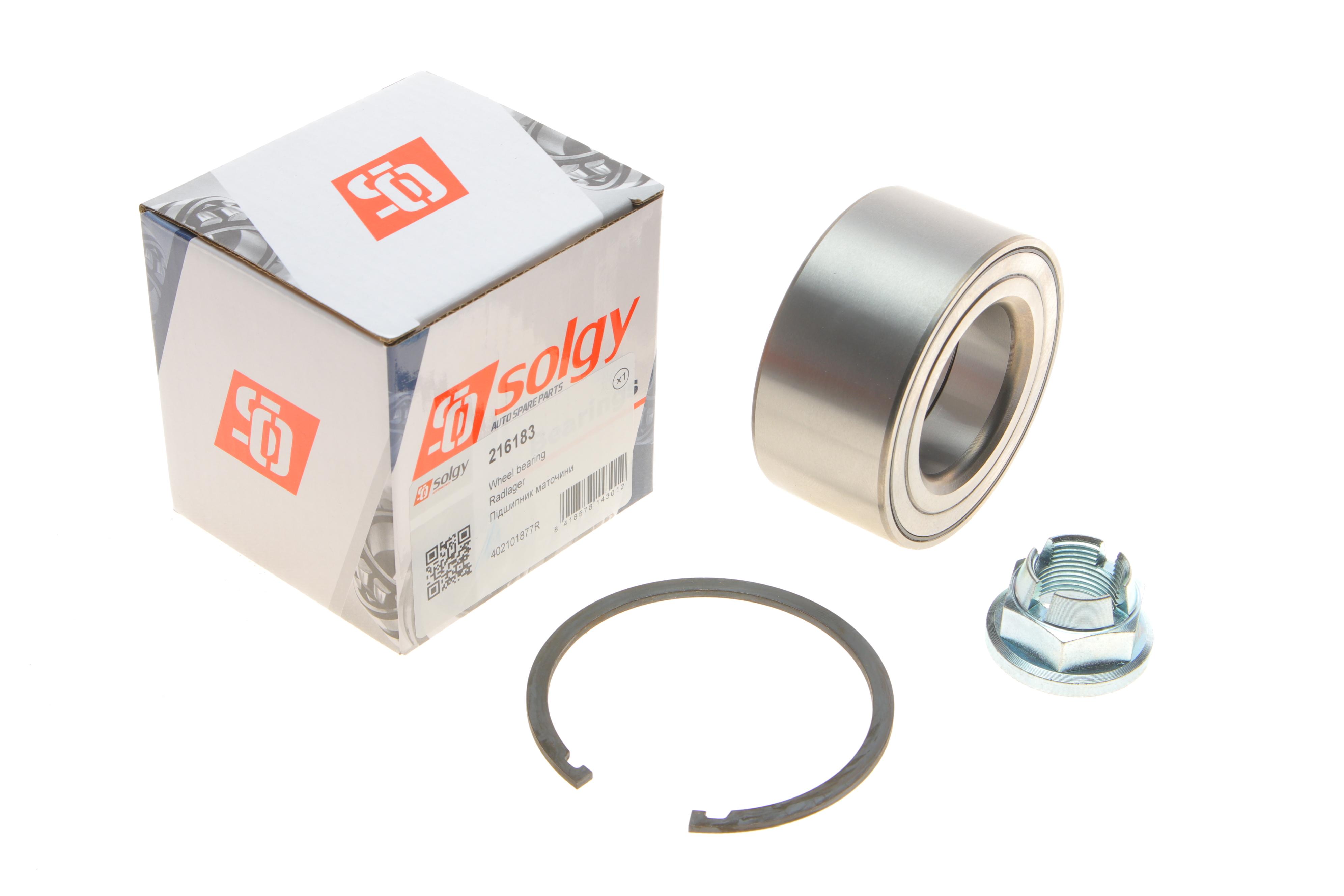 Підшипник маточини (передньої) Renault Megane III/Scenic III 09- (+ABS) (45x83x39) (к-кт)