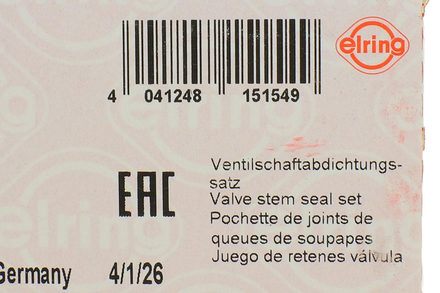 Сальник клапана (впуск/випуск) Mitsubishi Pajero 2.3/2.5 TD/2.4/2.6 82- (к-кт)