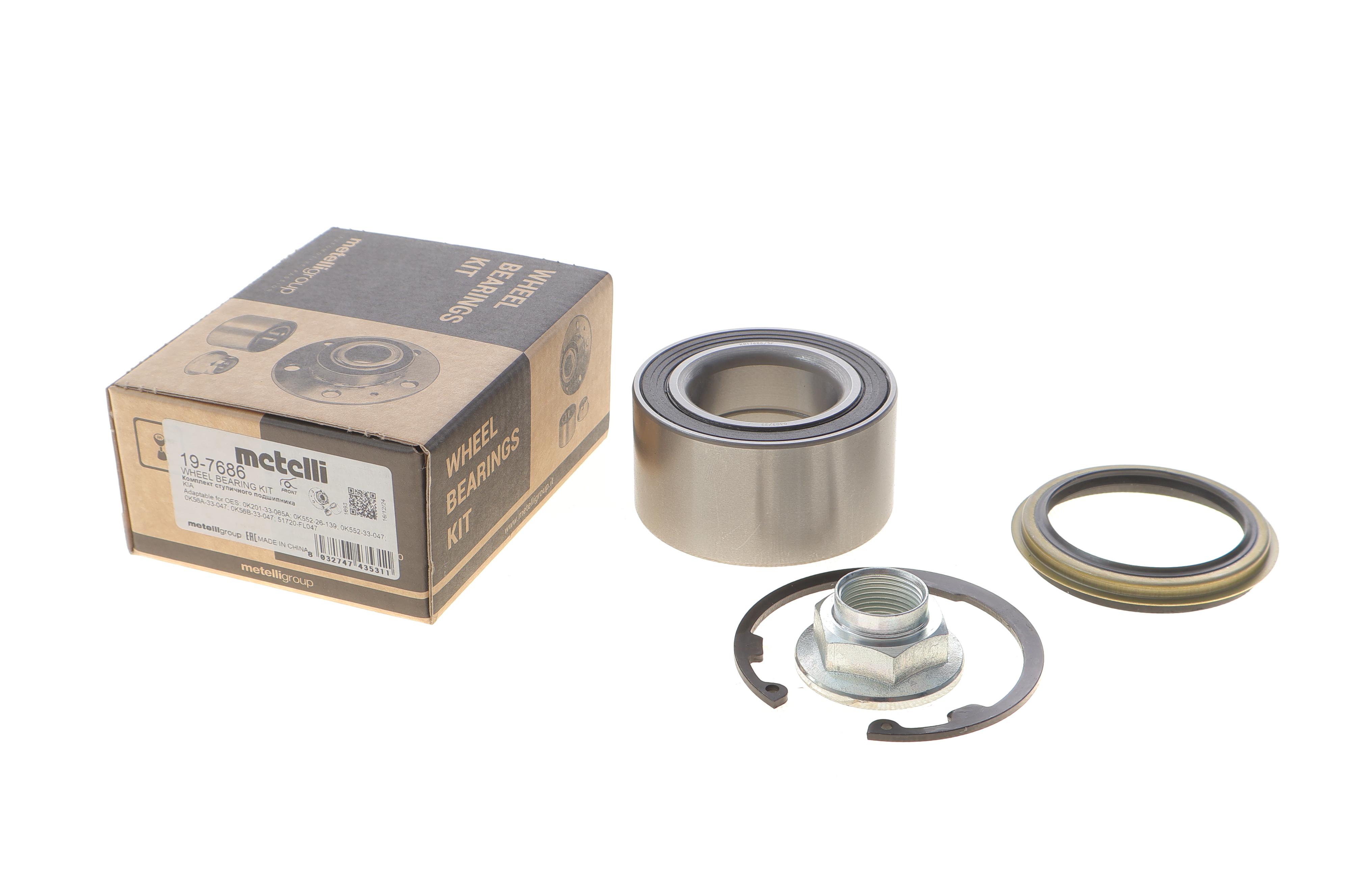 Підшипник маточини (передньої) Kia Canival I/Sorento II 99- (42x76x39)