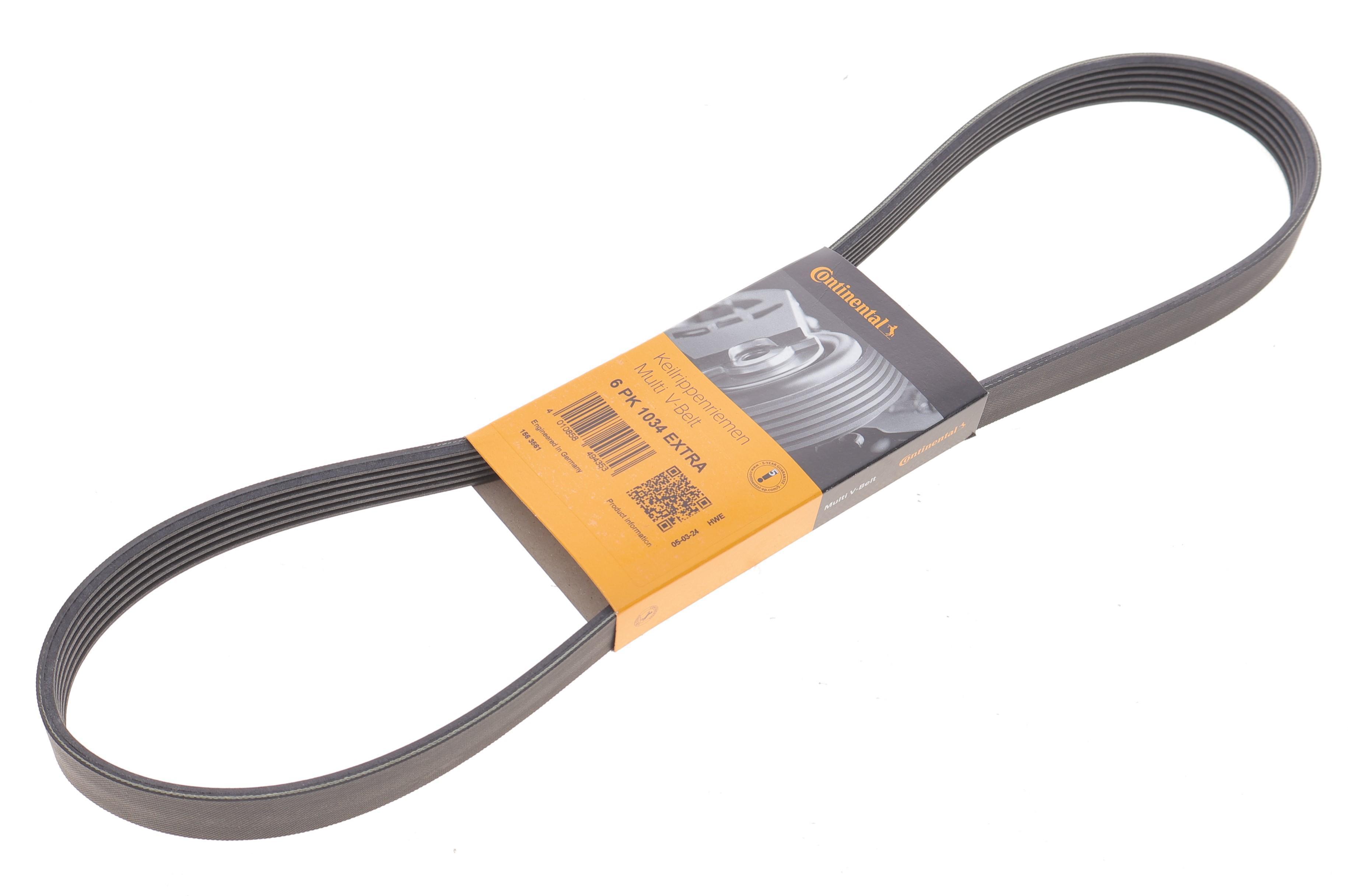 Ремінь генератора VW Golf VIII 1.0 eTSI 20- (6PK1034)