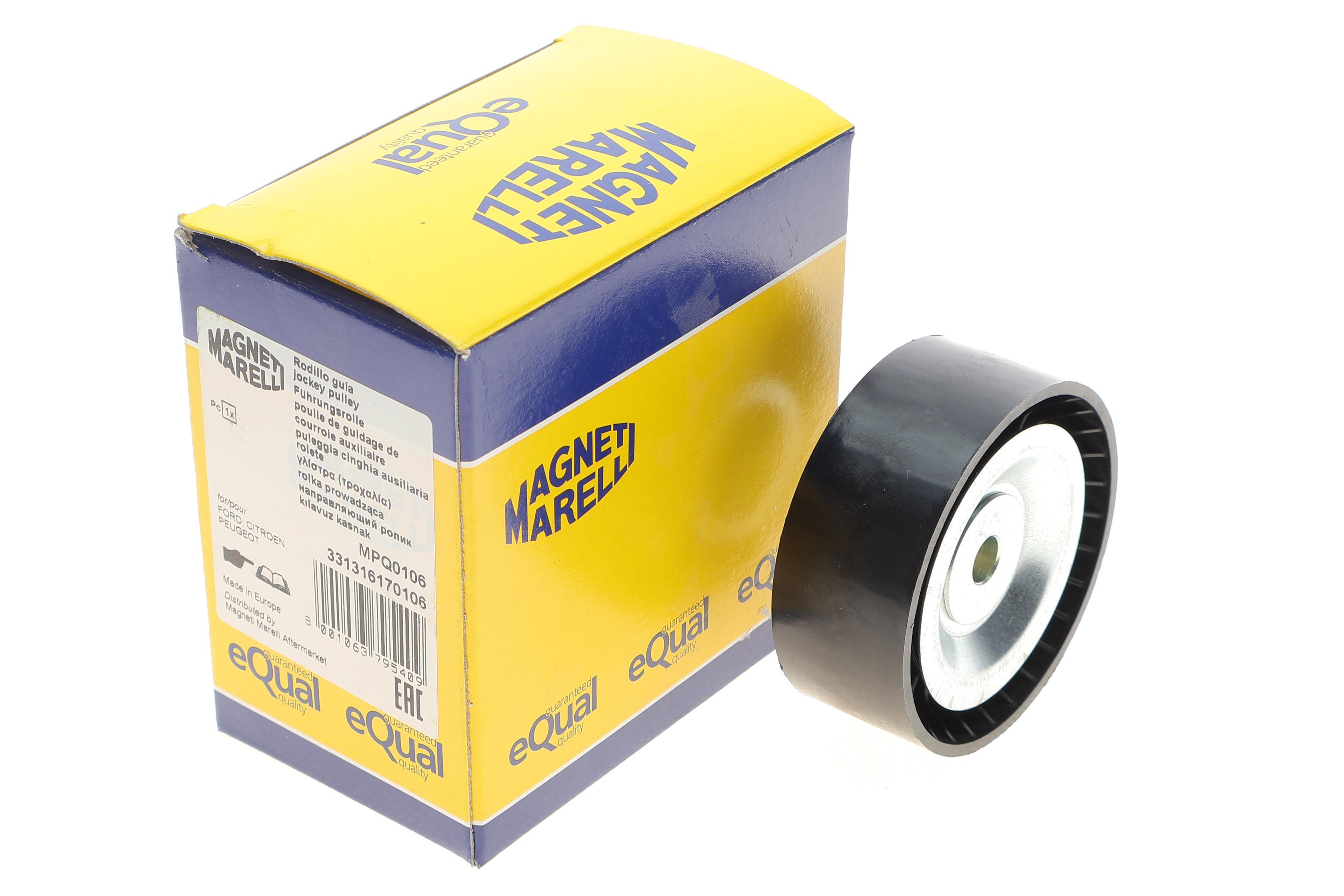 Ролик генератора Citroen Jumper/Fiat Ducato/Ford Mondeo/Transit 2.0-2.3d 00- (паразитний) (65x25.5) (MPQ0106)