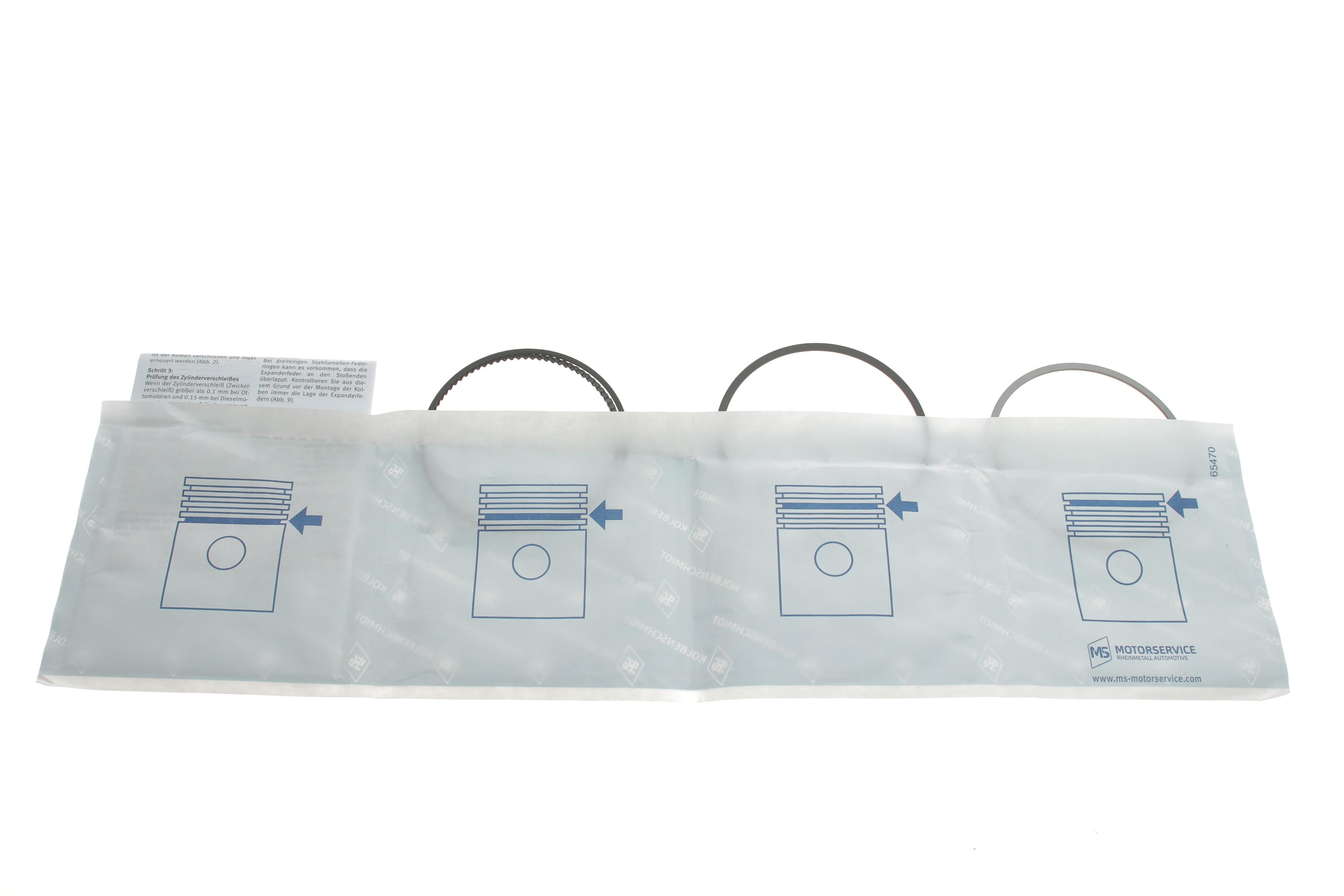 Кільця поршневі VW Caddy IV 1.6 15-20  (76.50mm/STD) (1.2-1.2-2)