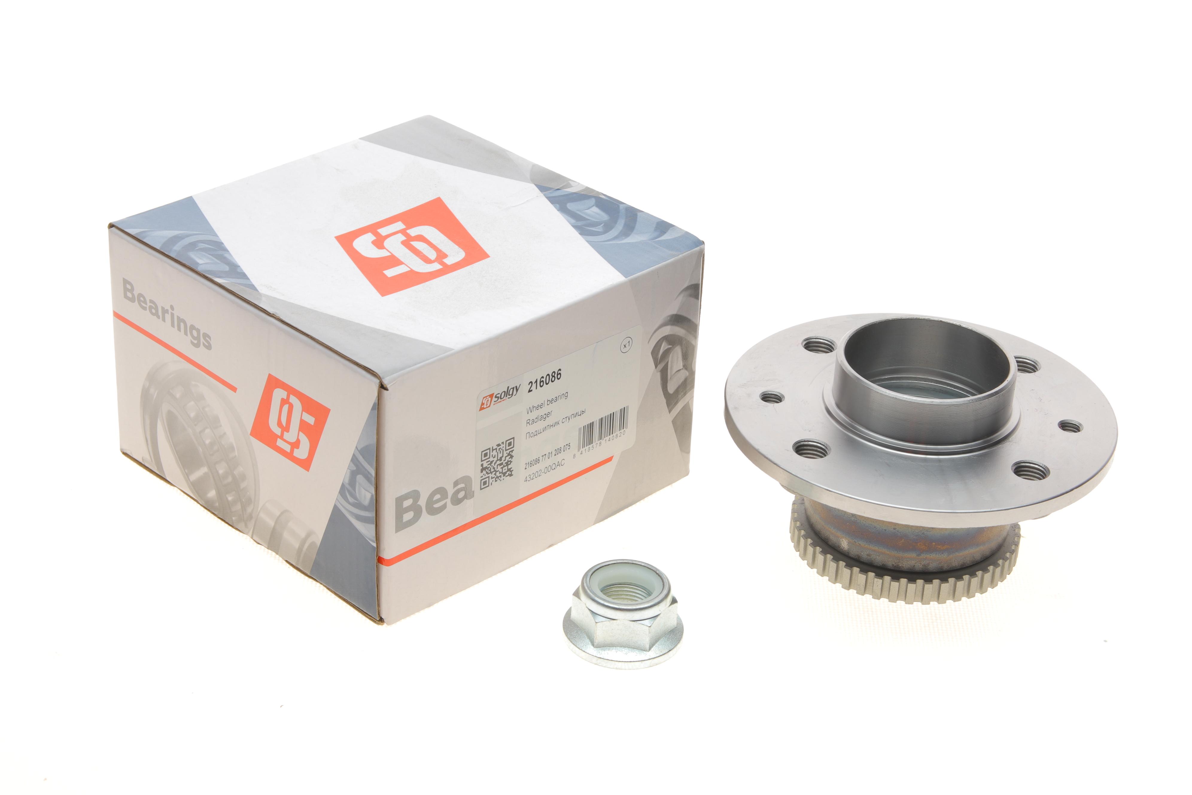 Підшипник маточини (задньої) Renault Kangoo 97-