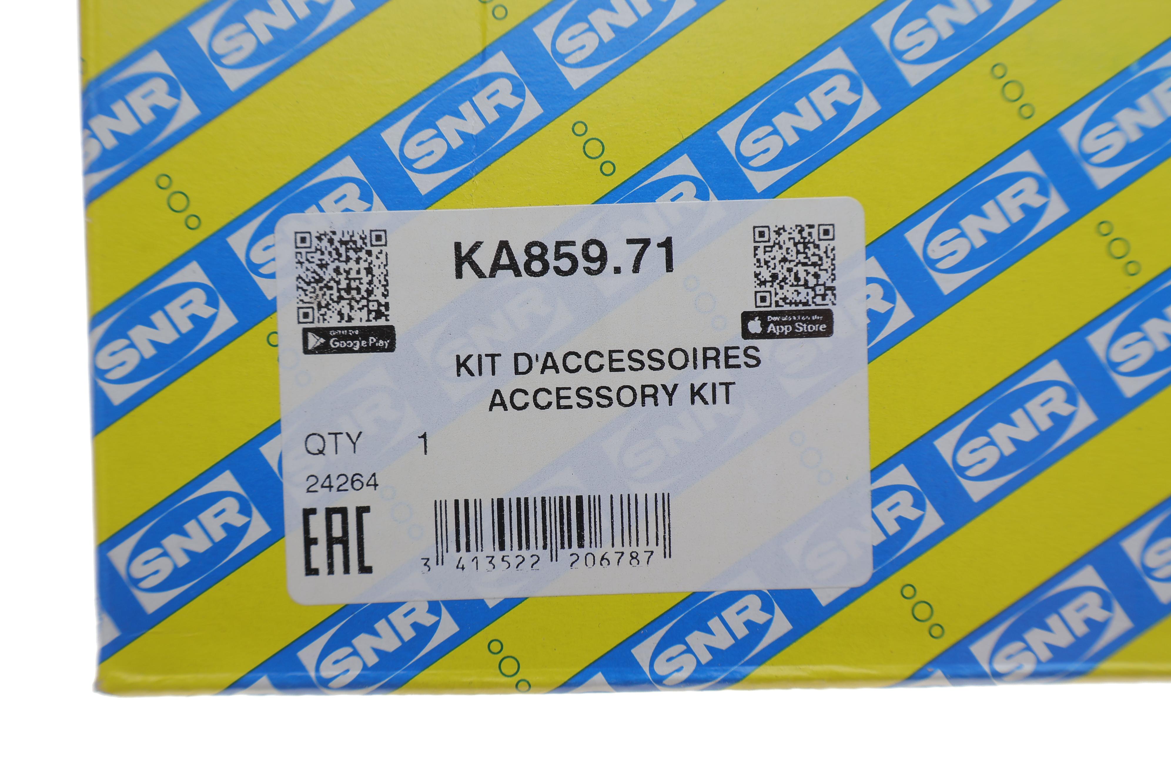 Комплект ременя генератора Citroen C3/C4/Peugeot 208/308 1.2 THP 13- + прокладки і сальник