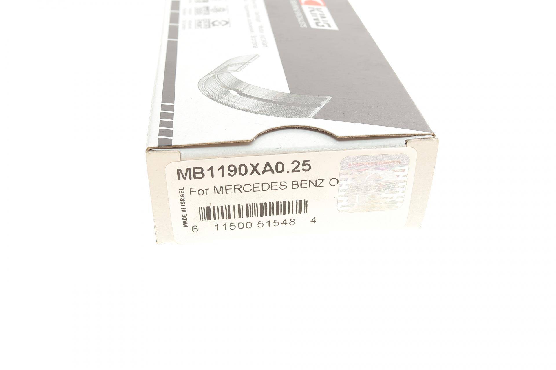 Вкладиші корінні MB Sprinter/Vito CDI (+0.25) (OM611/612/646/648)