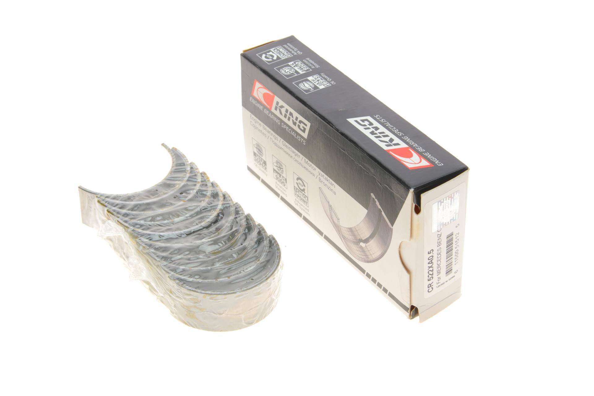 Вкладиші шатунні MB E-class (W210)/G-class (W461) 2.9TDI (OM602) 96- (+0.5)