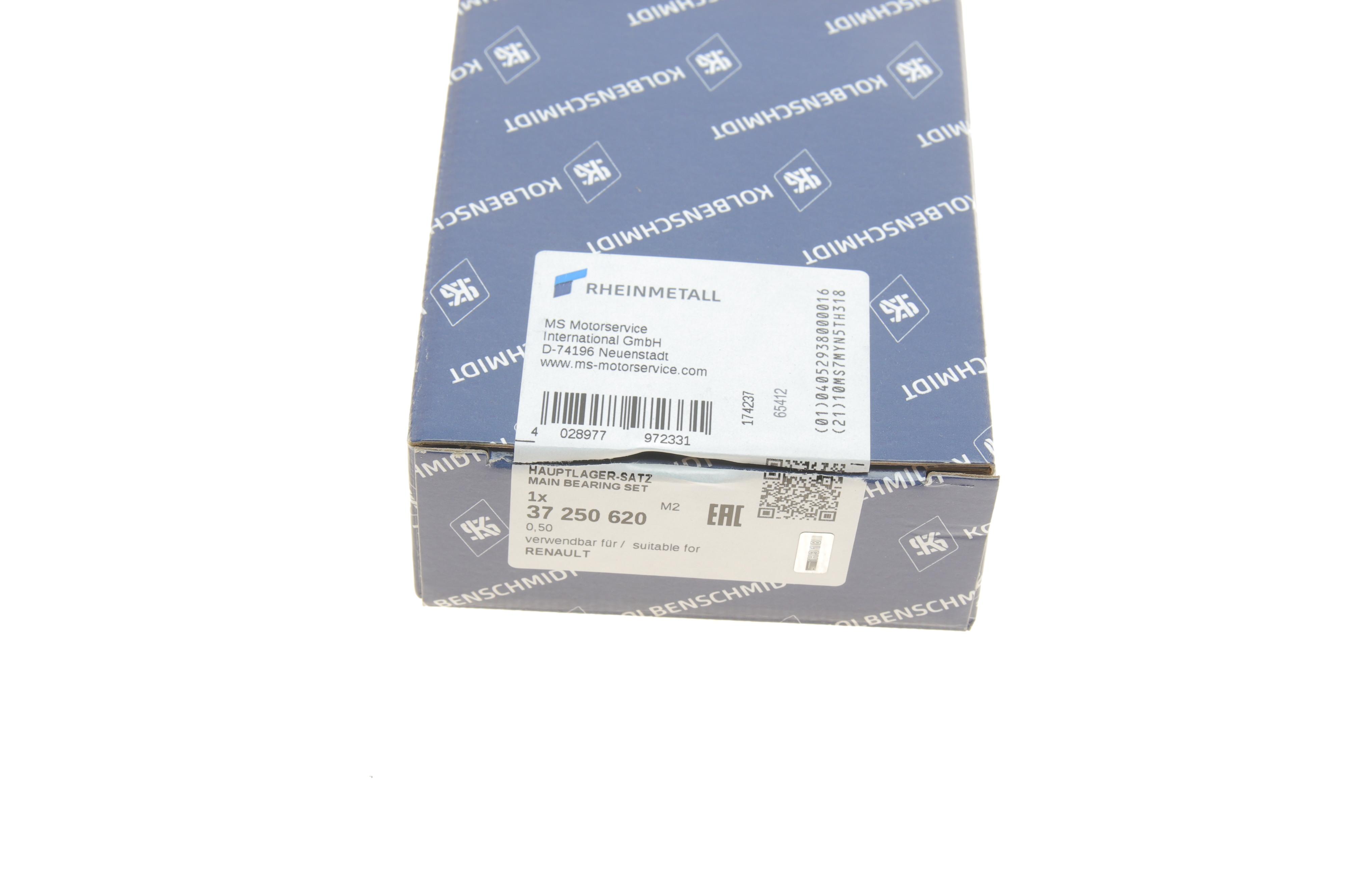 Вкладиші корінні Renault Kangoo/MB Citan 1.2 13- M200 (+0.50)