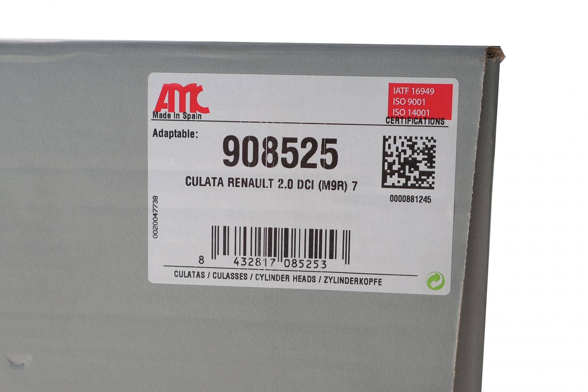 Головка блоку циліндрів Renault Trafic/Laguna 2.0dCi 06-