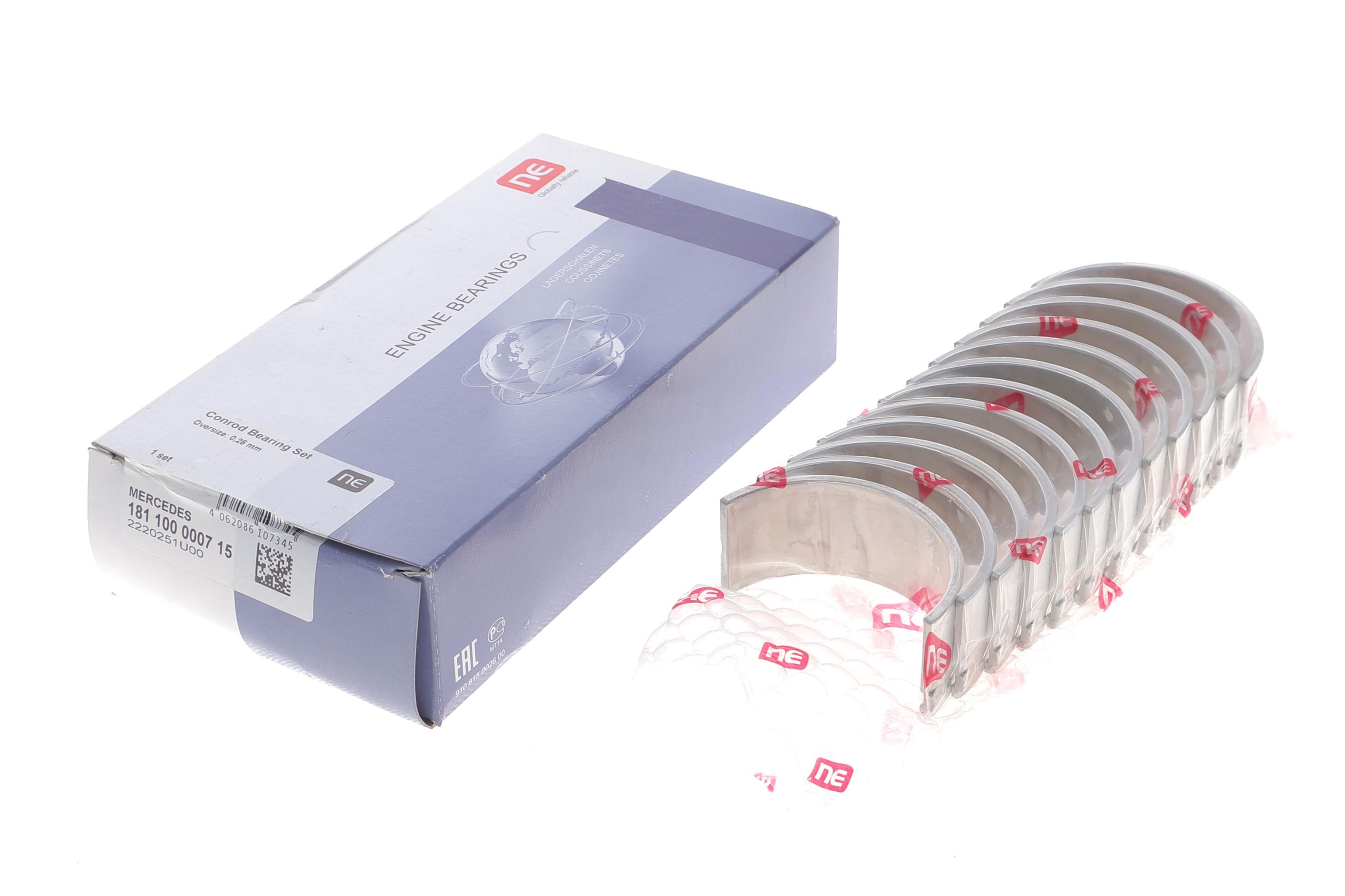 Вкладиші шатунні MB OM366 (+0,25) = 6110622500