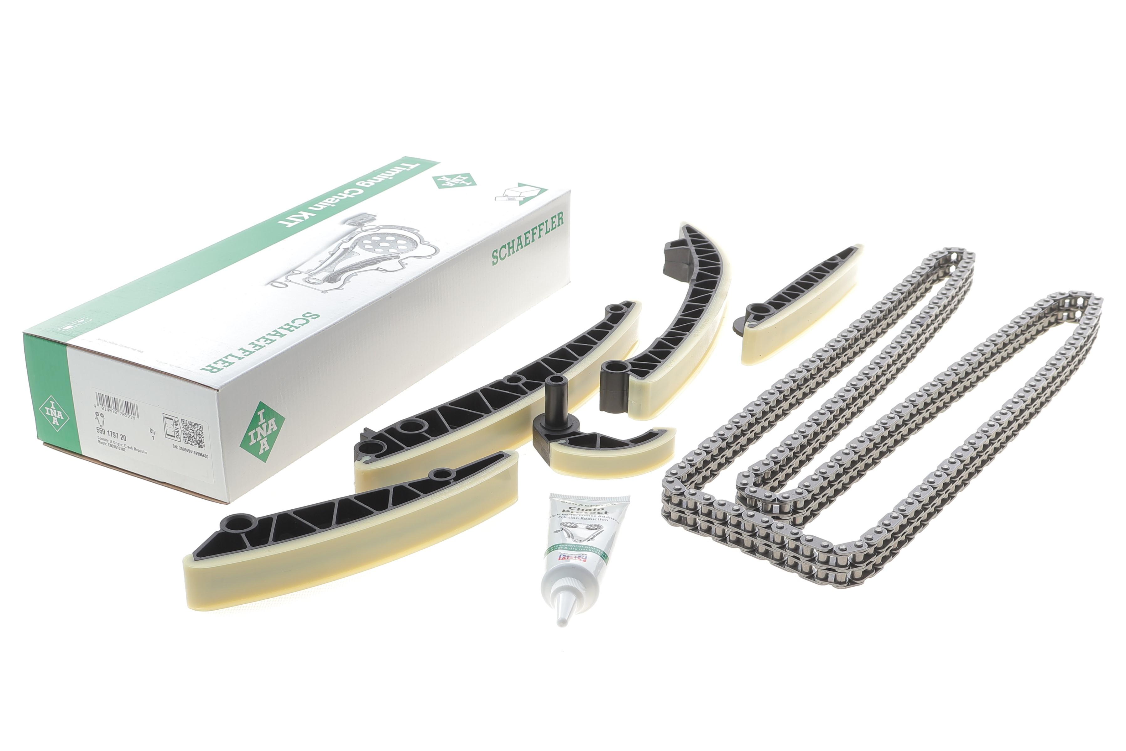 Комплект ланцюга ГРМ MB Sprinter (906)/Vito (639) 3.0CDI OM642 06-09, (ланцюг INA)