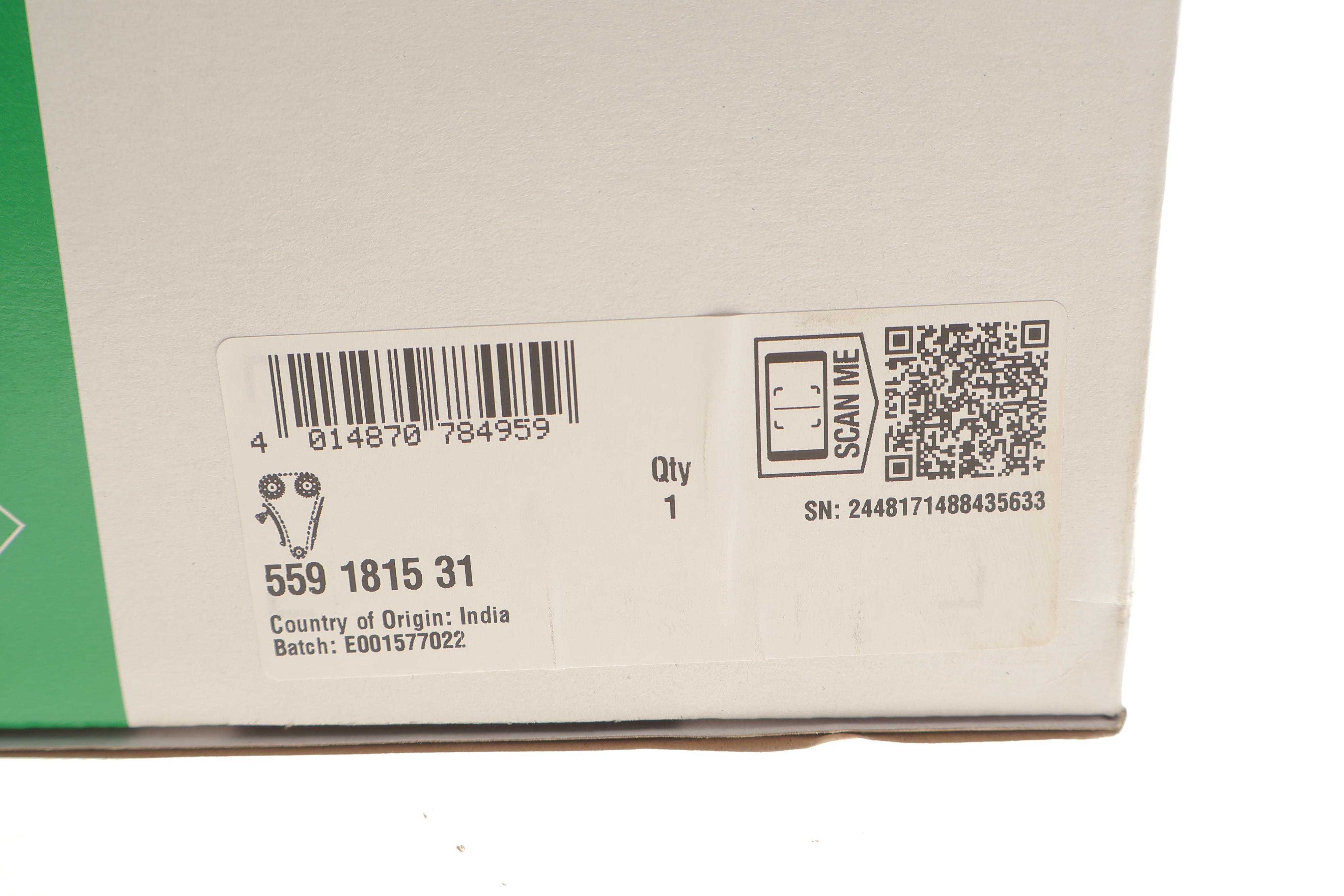 Комплект ланцюга ГРМ Ford Transit 2.0DI/TDCi (FA_ ) 00-04 55/63/74/92kw