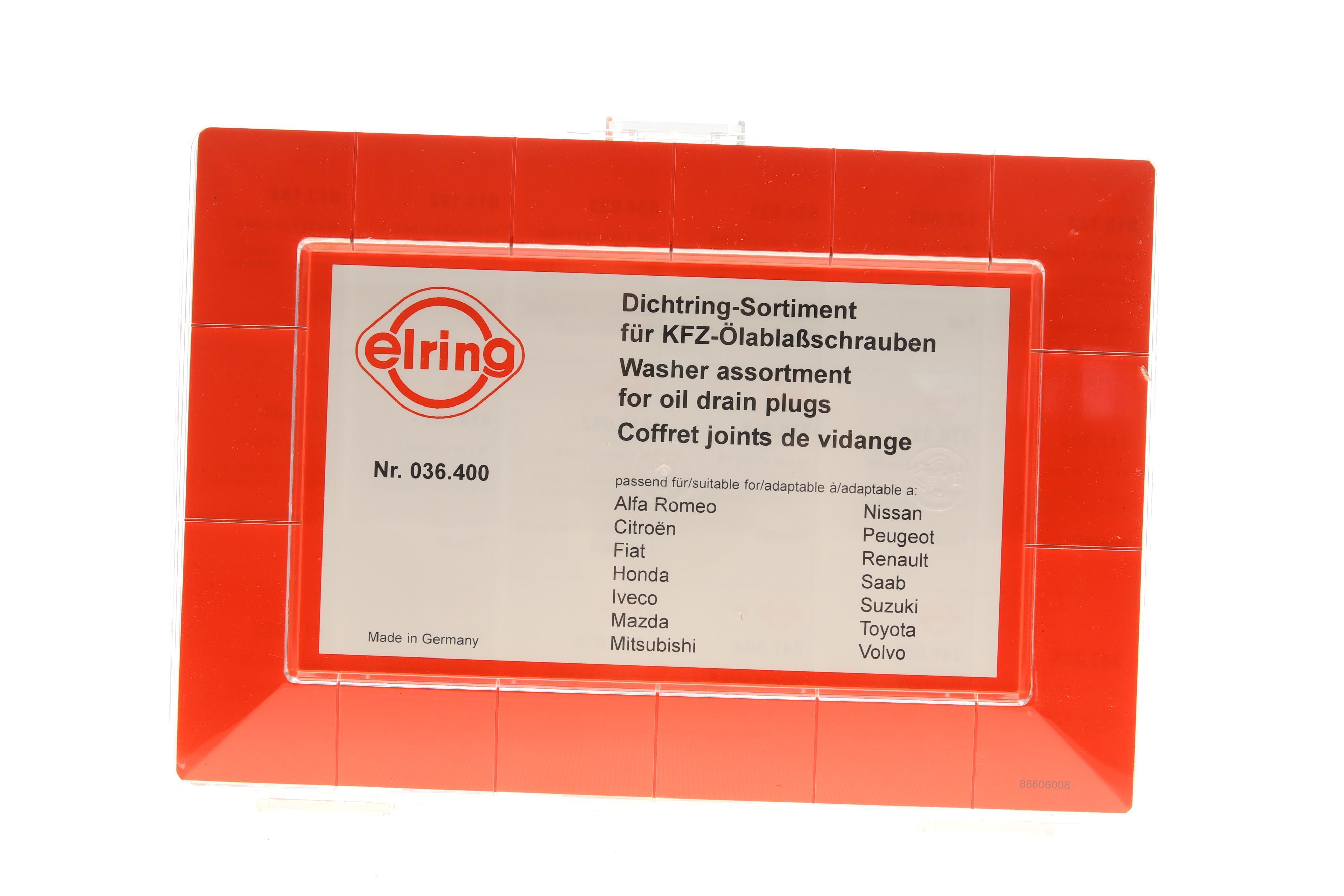 Комплект шайб болта зливу оливи (310шт)