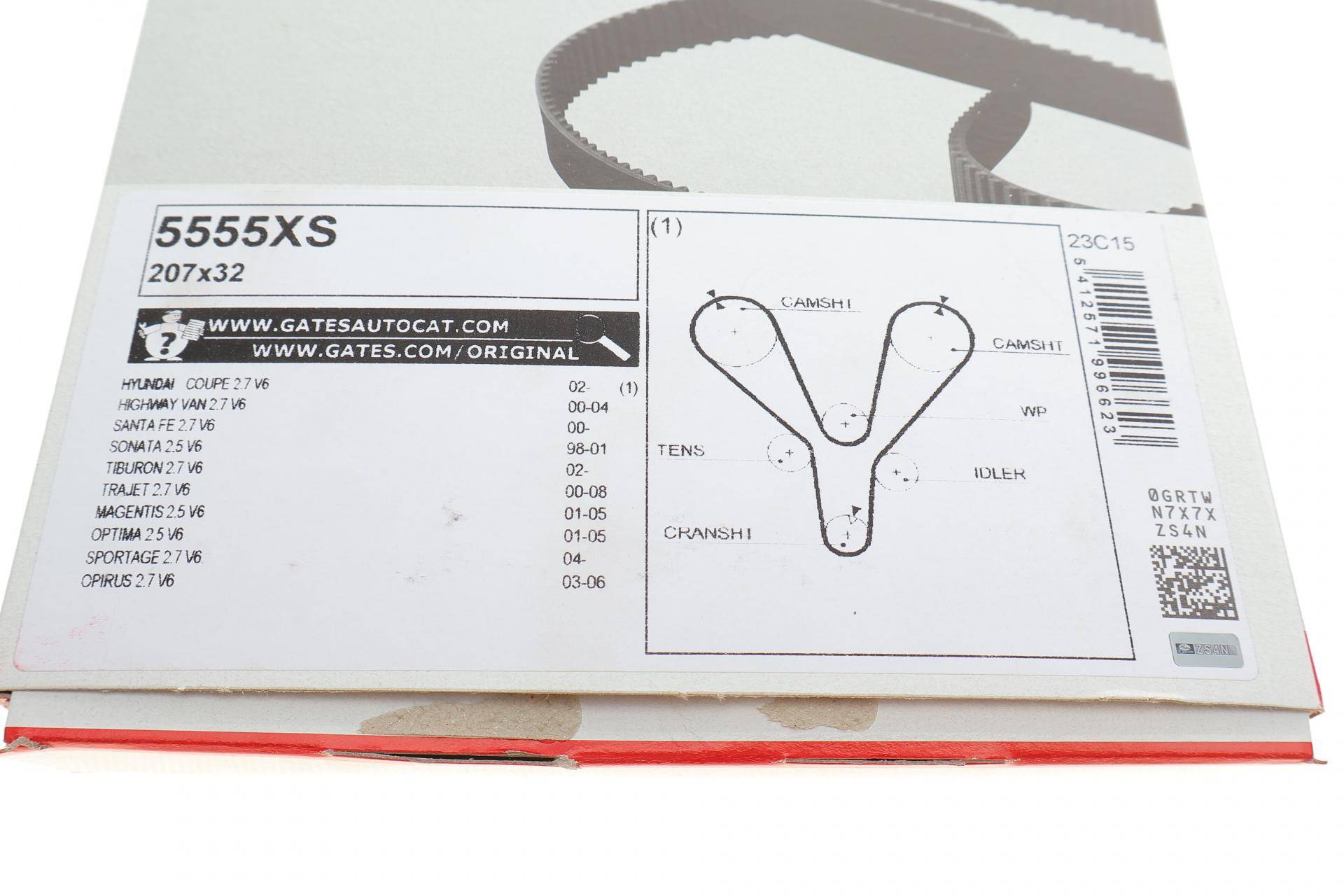 Ремінь ГРМ Kia Sportage/Hyundai Santa Fe/Sonata/Tucson 2.7 00- (32x207z)