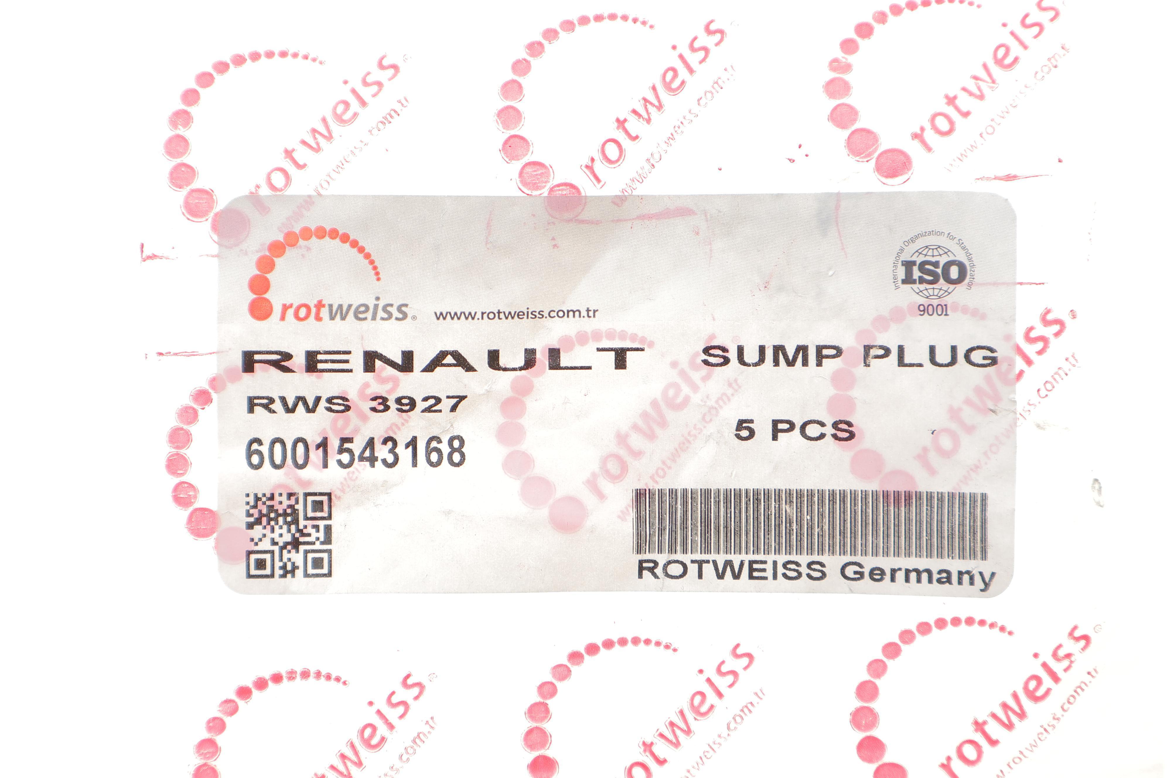 Болт зливу оливи Renault Kangoo/Master/Trafic 1.4-1.9 dCi 97-