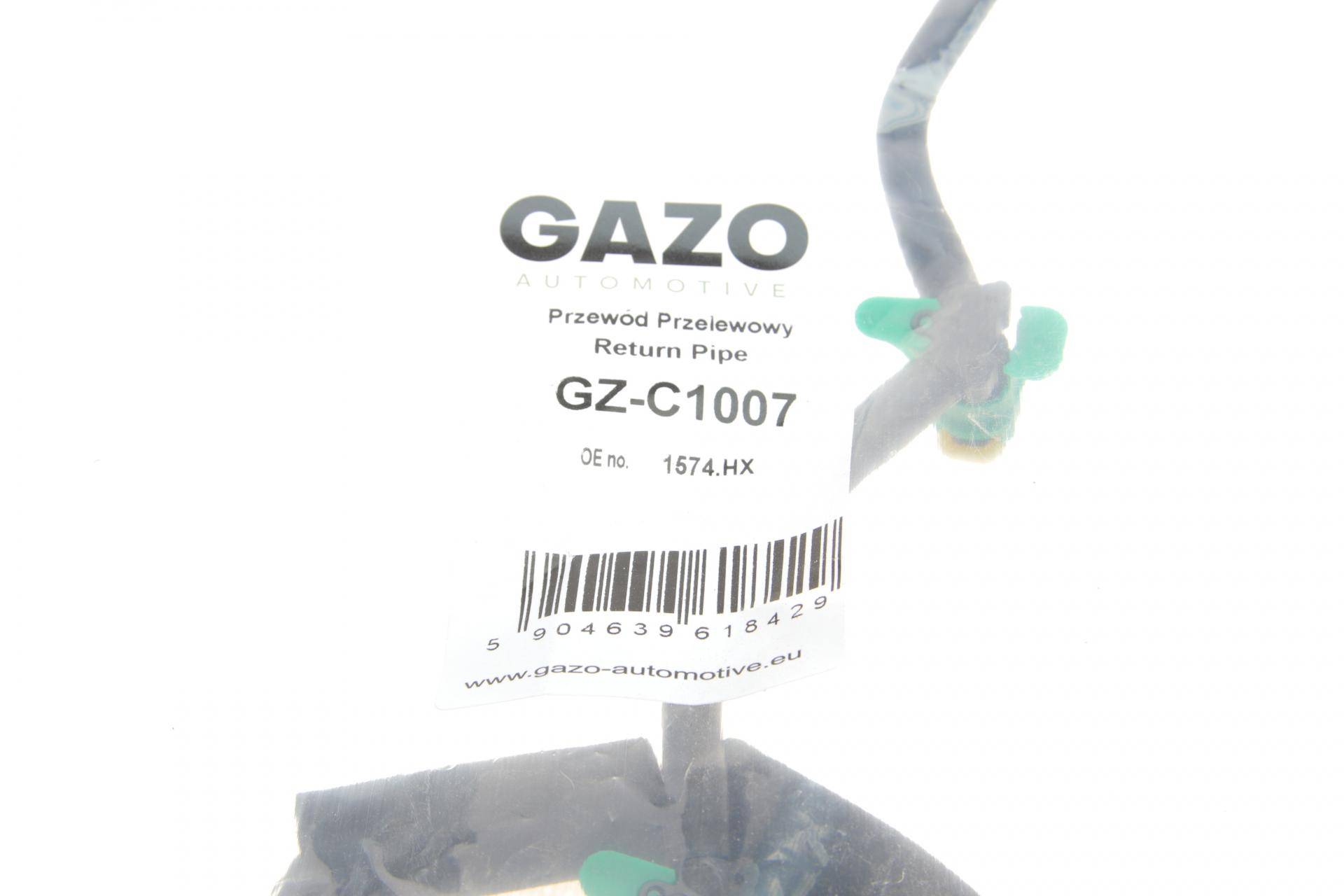 Шланг зливний Citroen Berlingo/Fiat Scudo 1.6HDi 08-