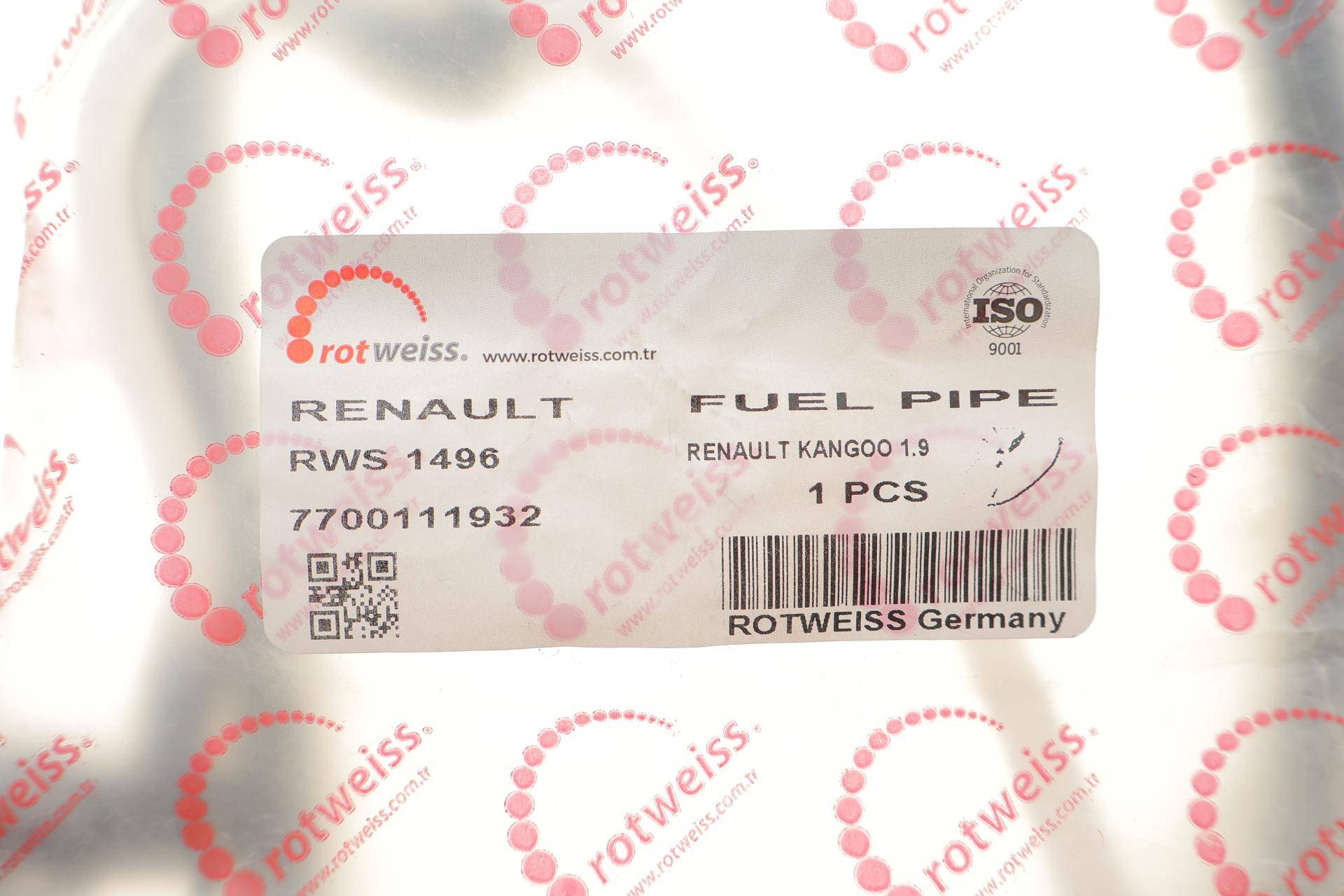 Трубка паливна Renault Kangoo 1.9 dCi 97- (фільтр. - ПНВТ)