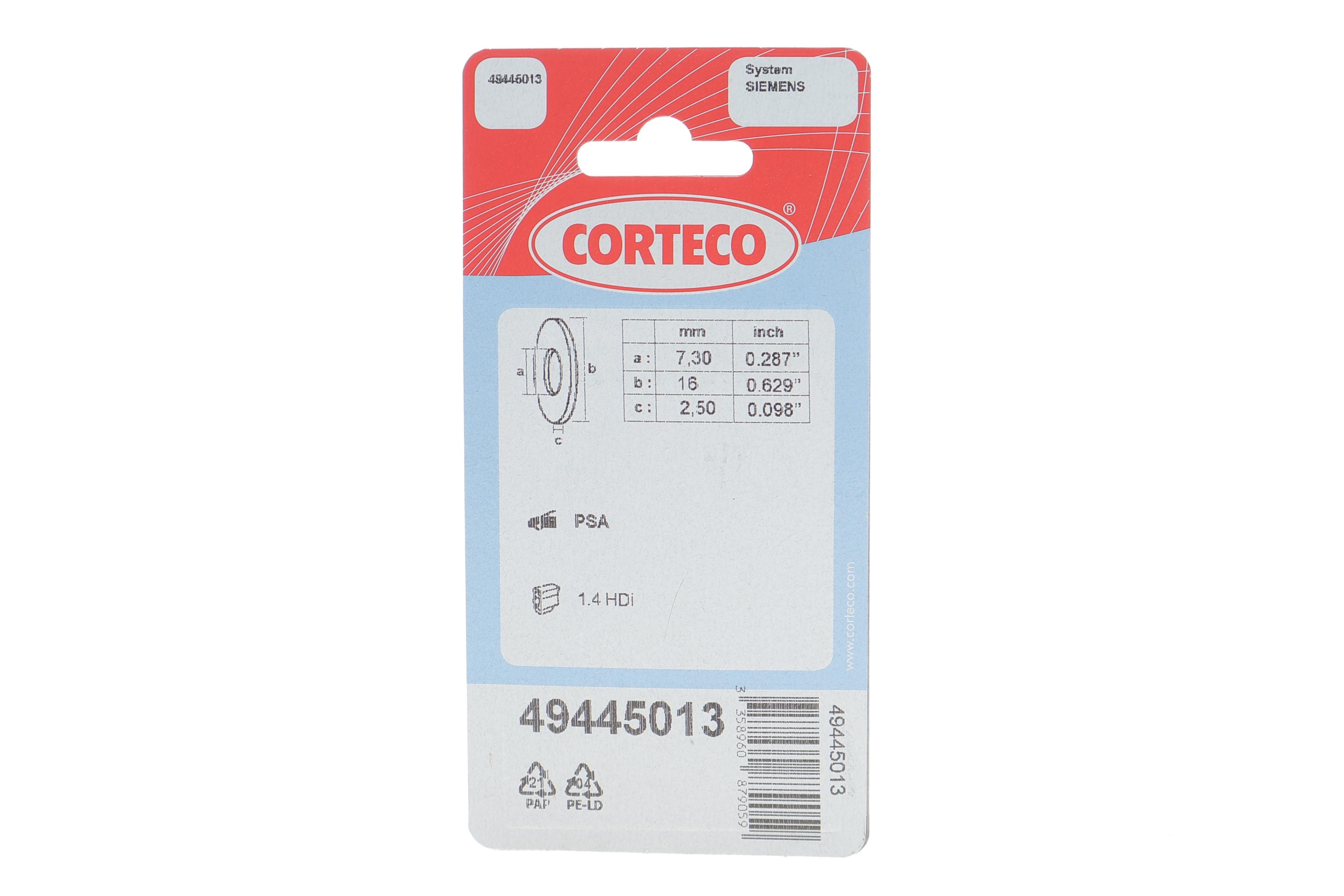 Ремкомплект форсунки Citroen C1/C2/C3/Peugeot 107 1.4 HDi 03-