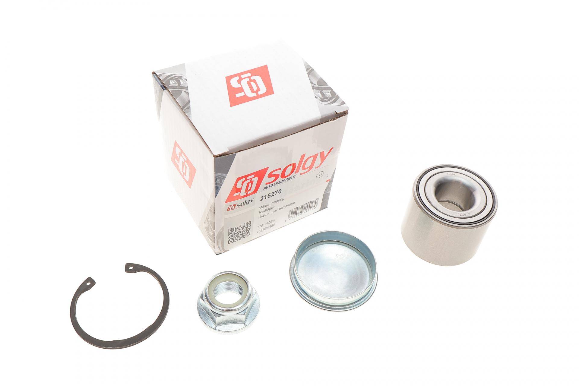 Підшипник маточини (задньої) Renault Clio 12- (25x55x43) (к-кт)