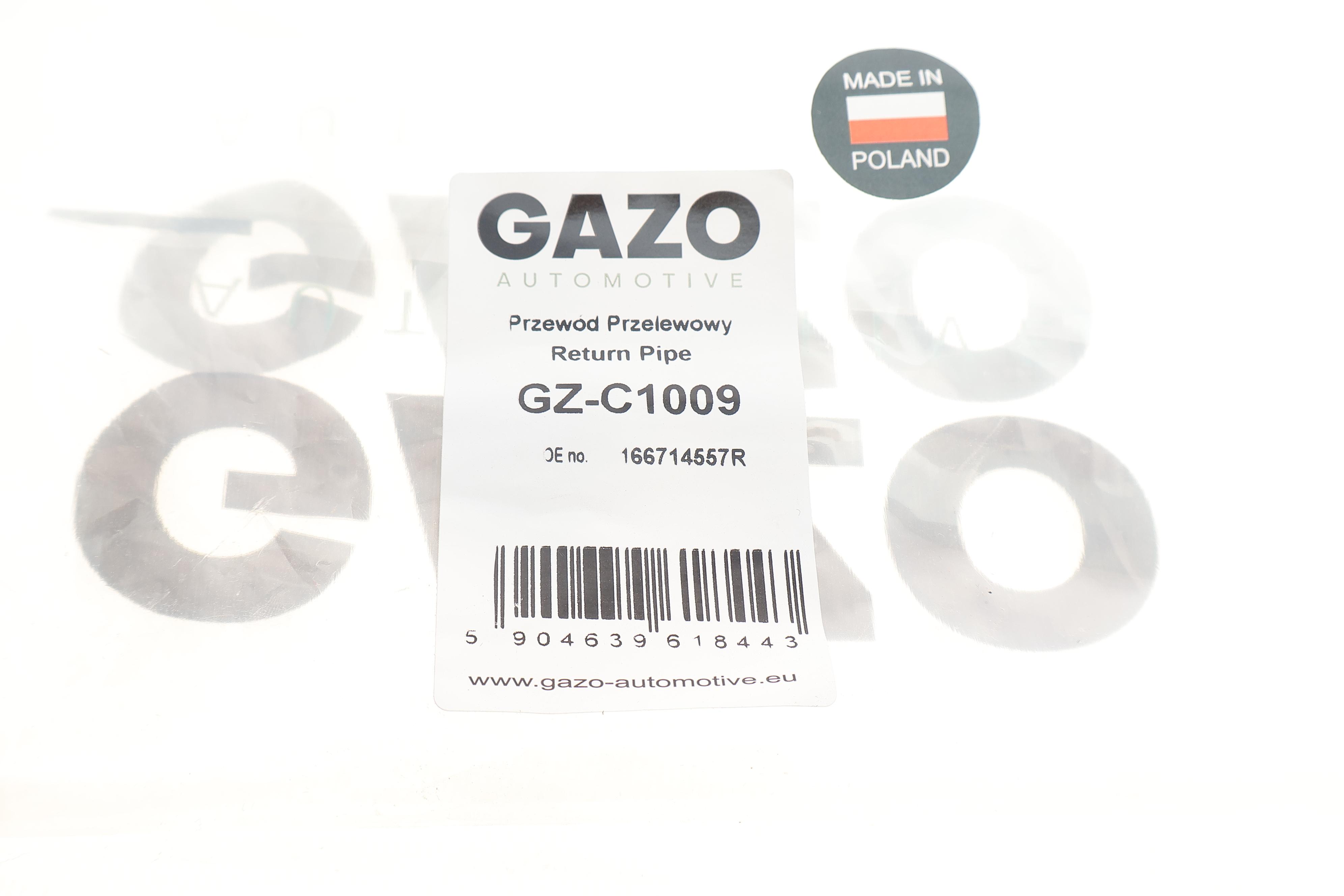 Шланг зливний Renault Megane/Scenic 1.5 dCi 08-