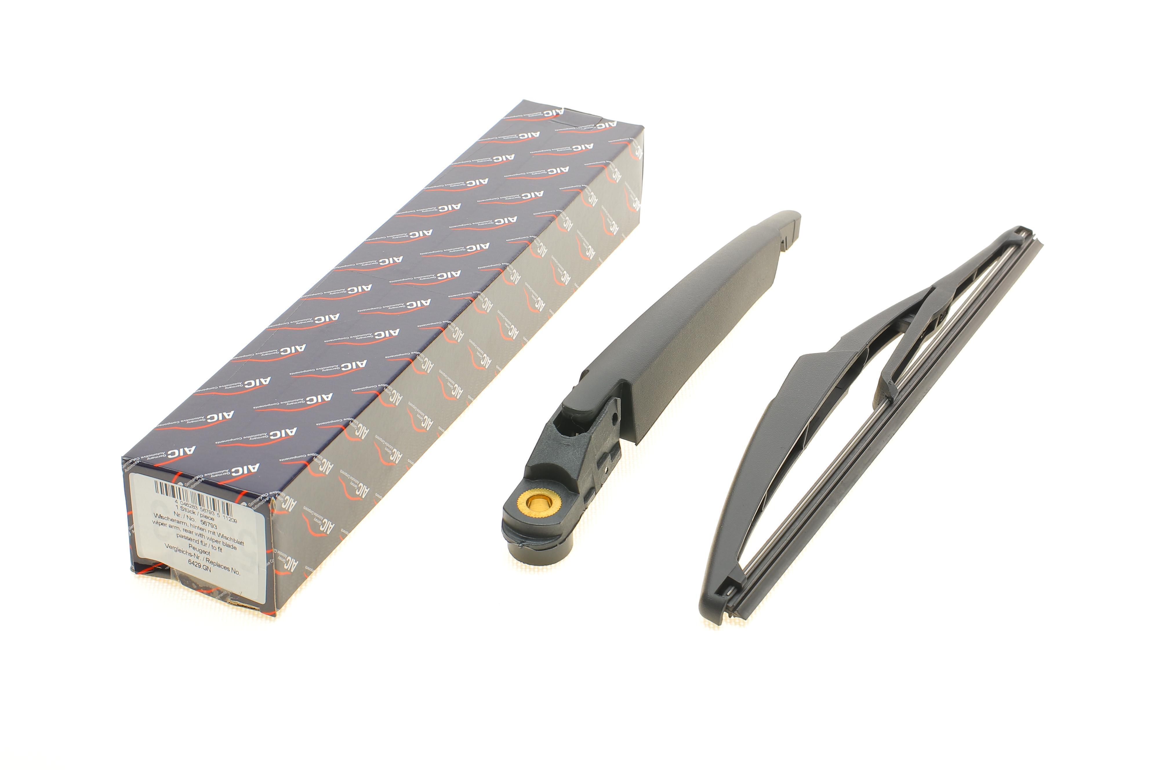 Важіль склоочисника (задній) Citroen C3/Peugeot 5008/2008 09- (+щітка) (L= 372mm)