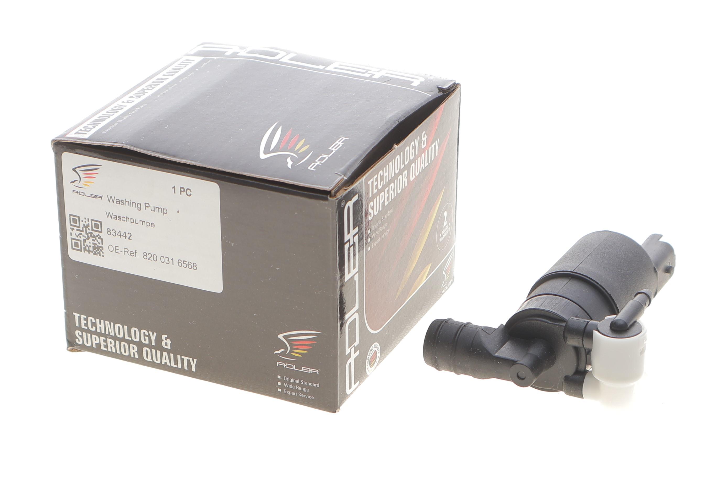 Насос омивача скла (дуальний) Renault Trafic 01-