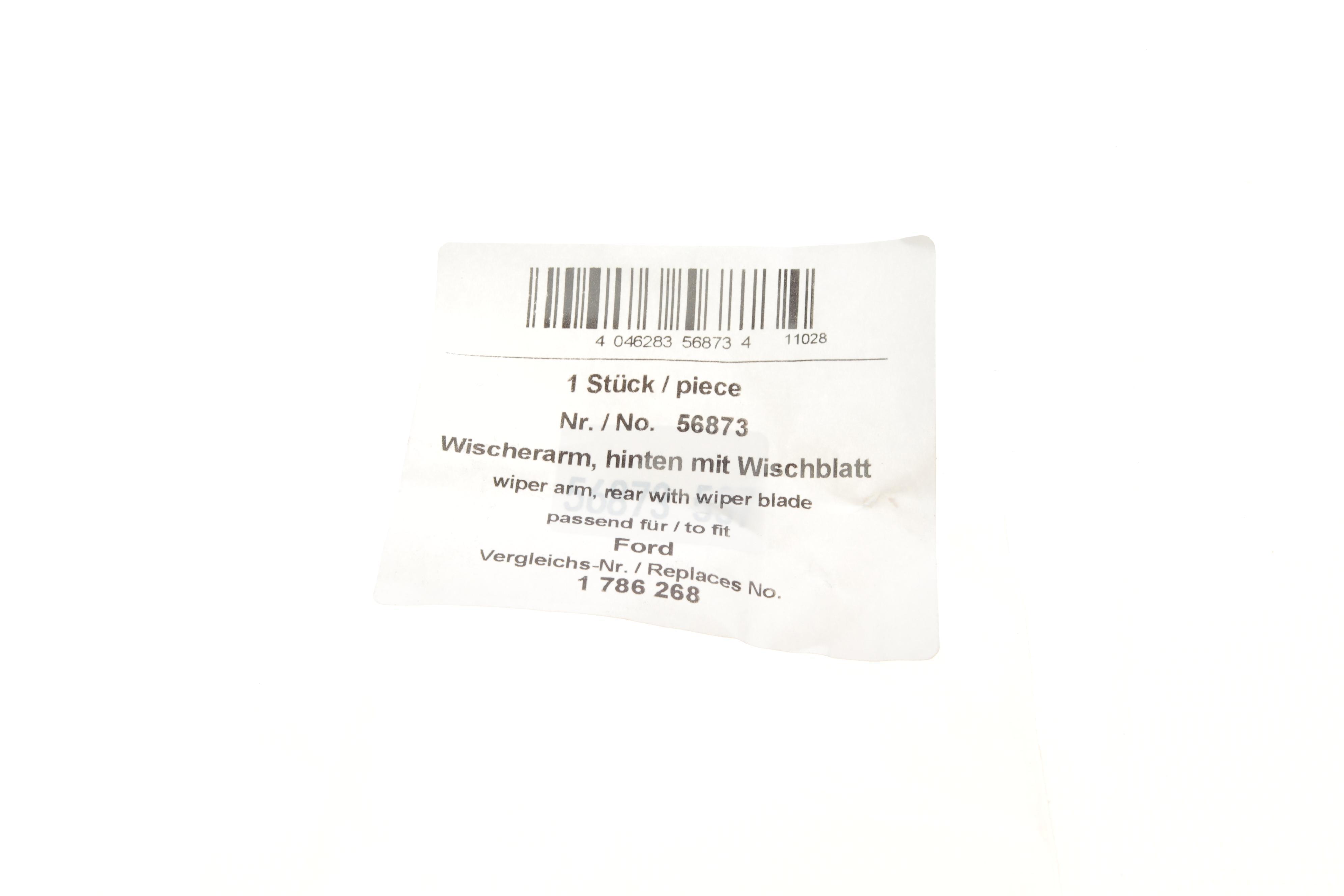 Важіль склоочисника (задній) Ford Focus 10- (+щітка) (L= 417mm)